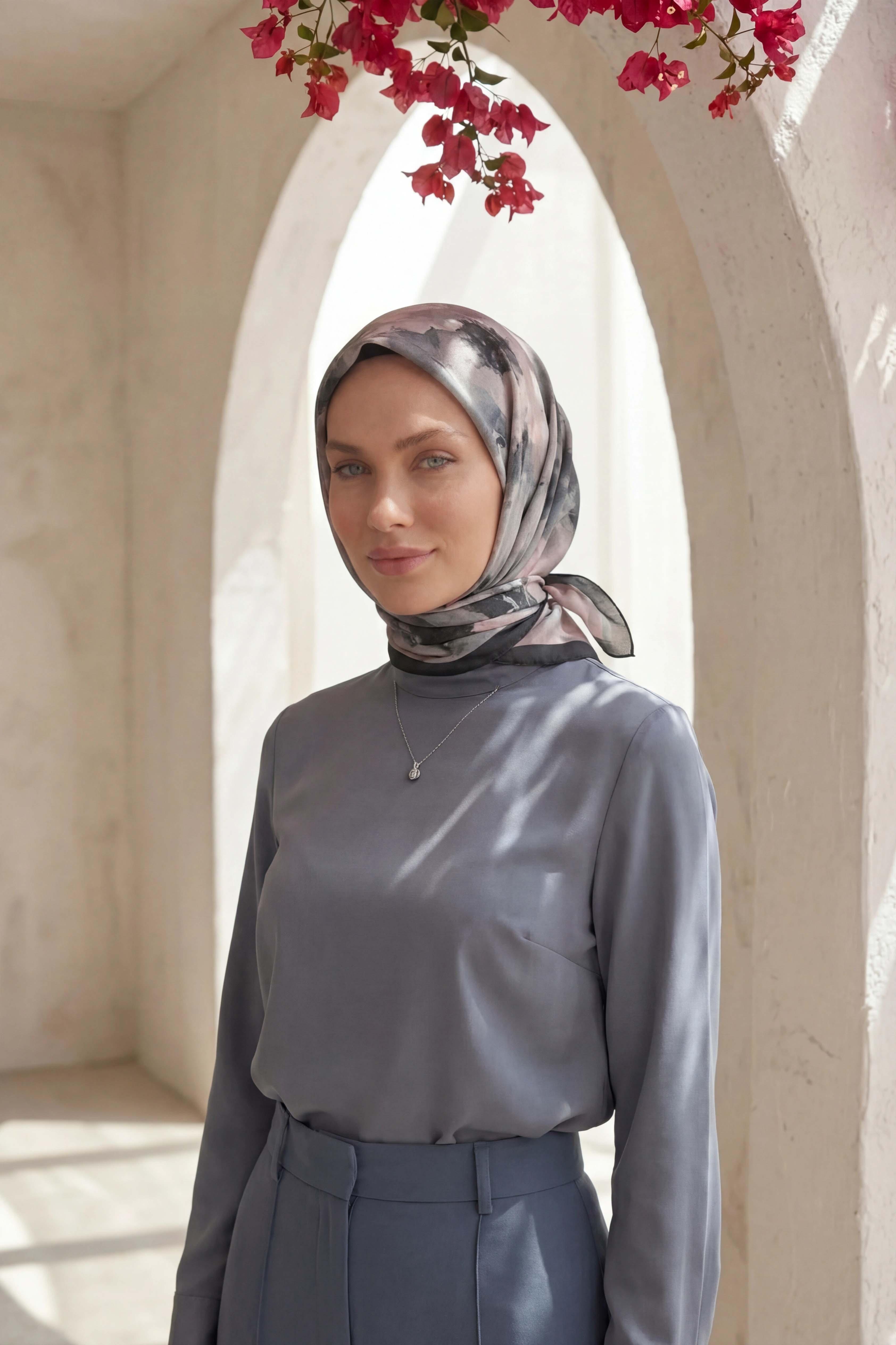 Dijital Kristal Eşarp Yeni Desen-4