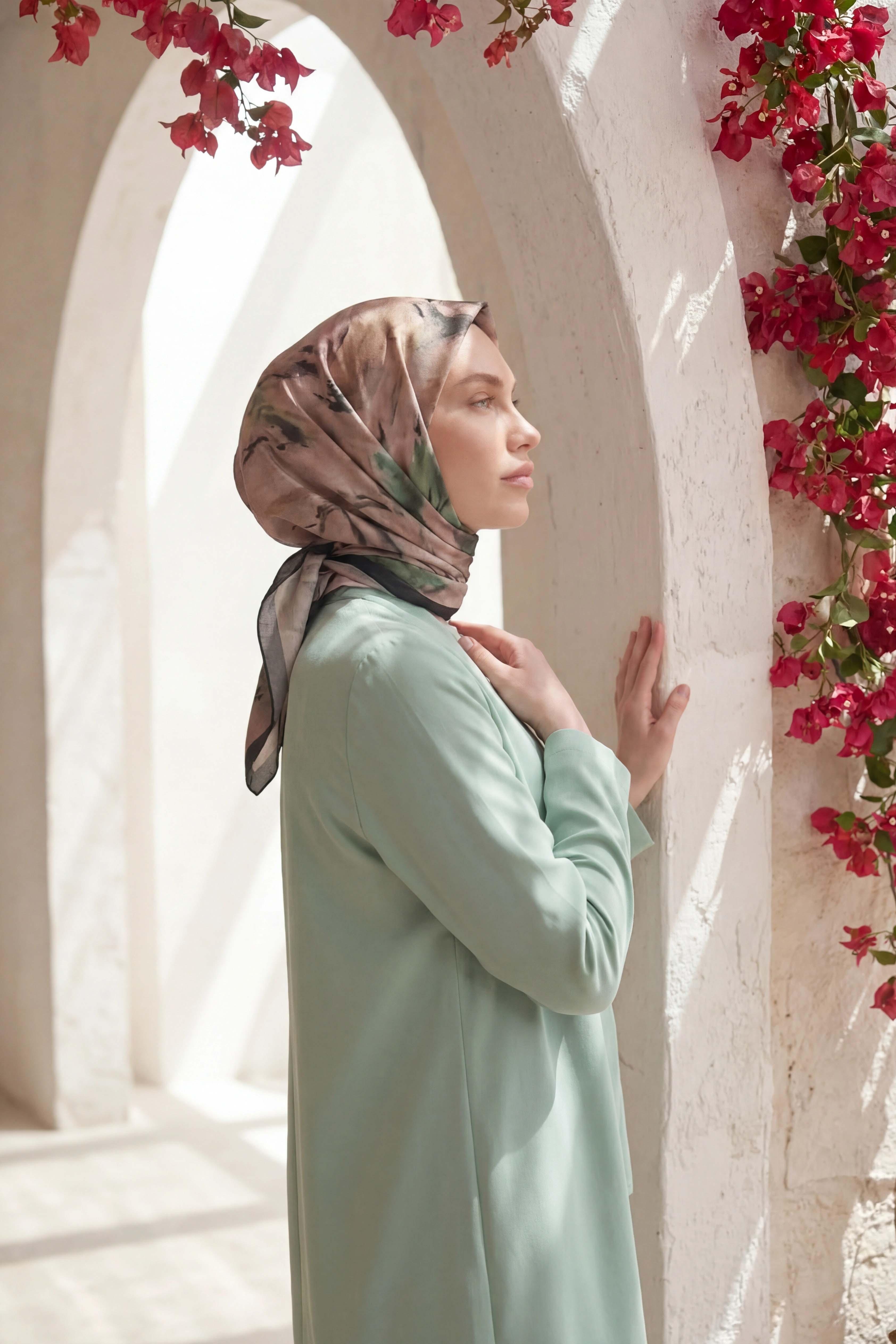 Dijital Kristal Eşarp Yeni Desen-4