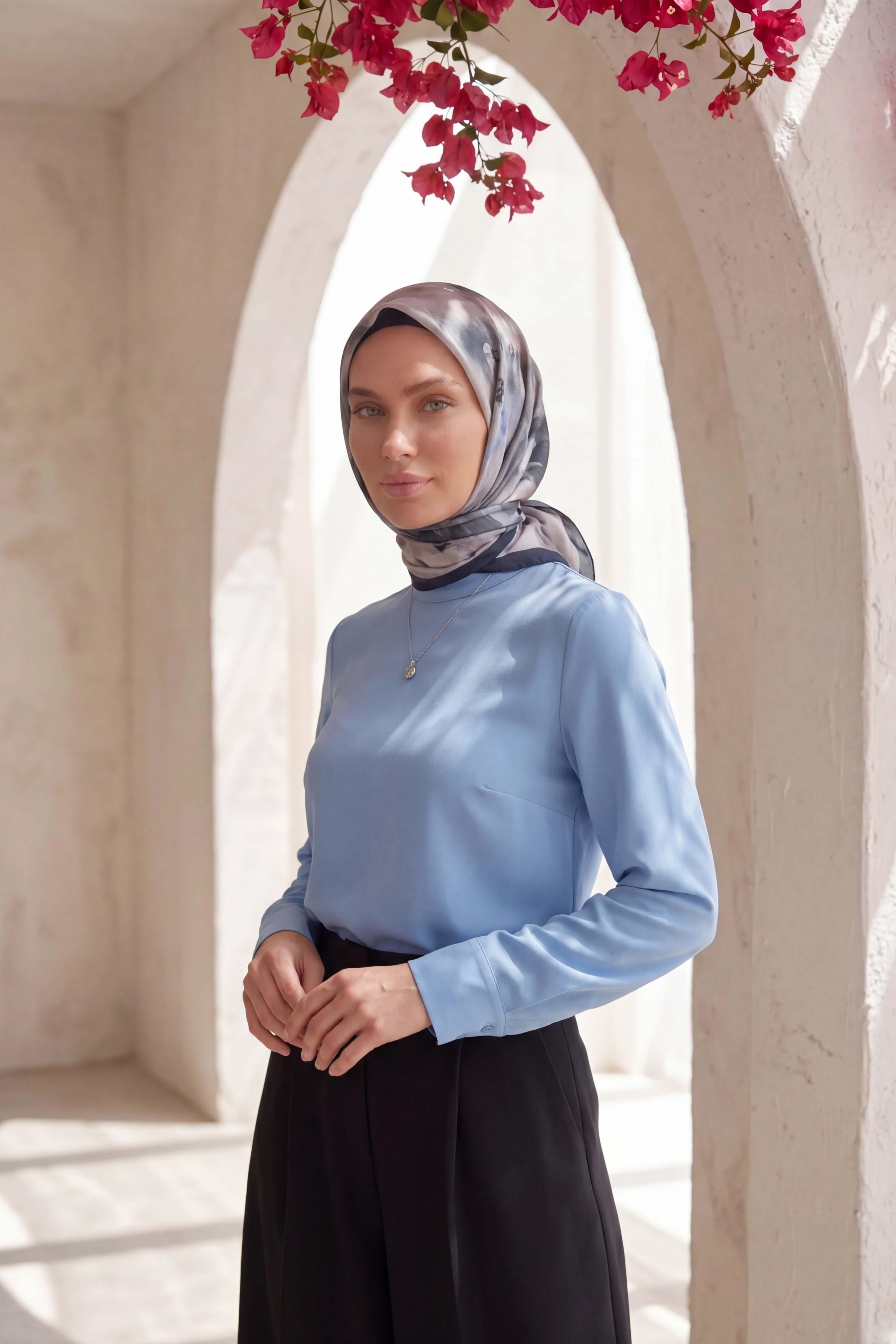 Dijital Kristal Eşarp Yeni Desen-4