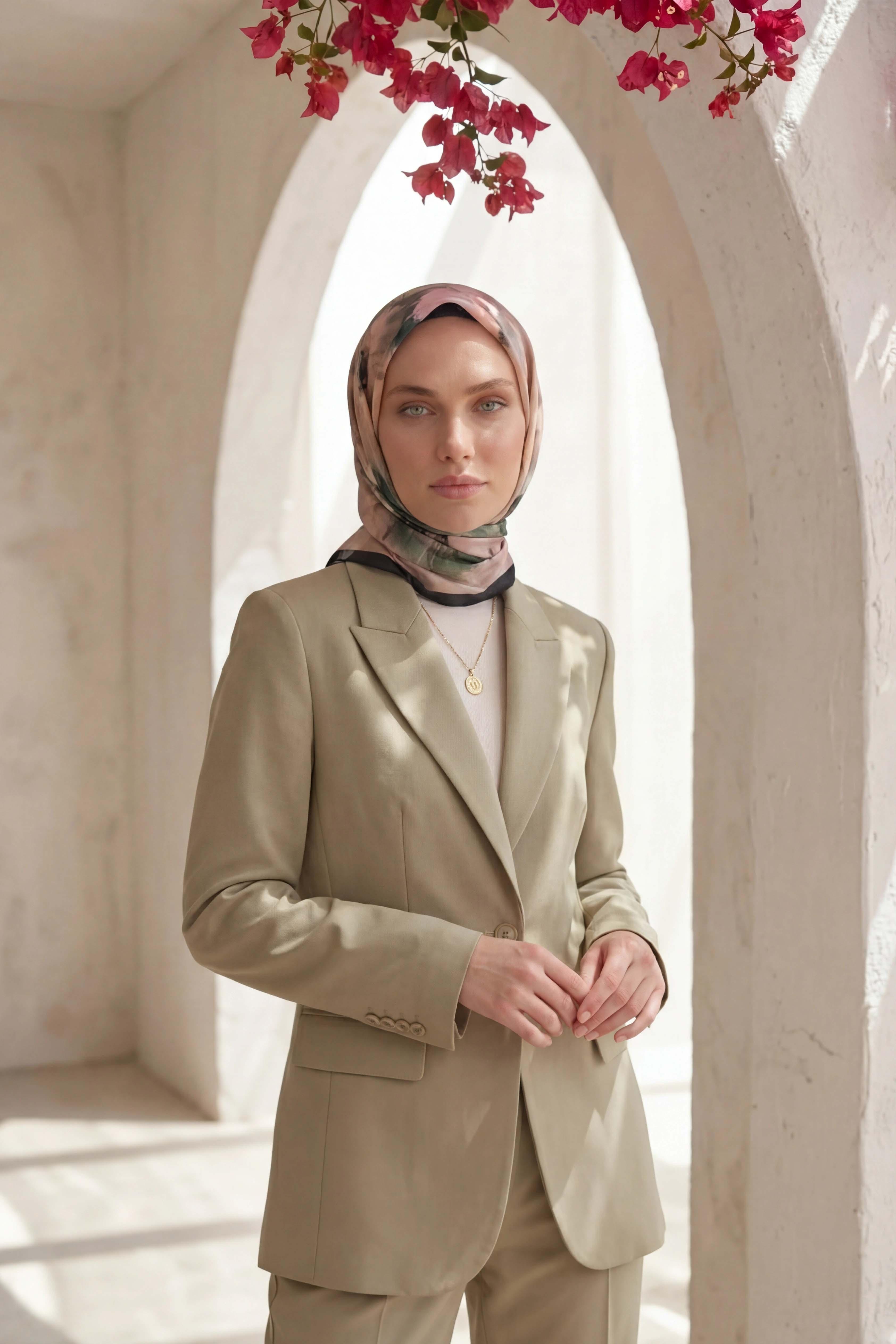 Dijital Kristal Eşarp Yeni Desen-4