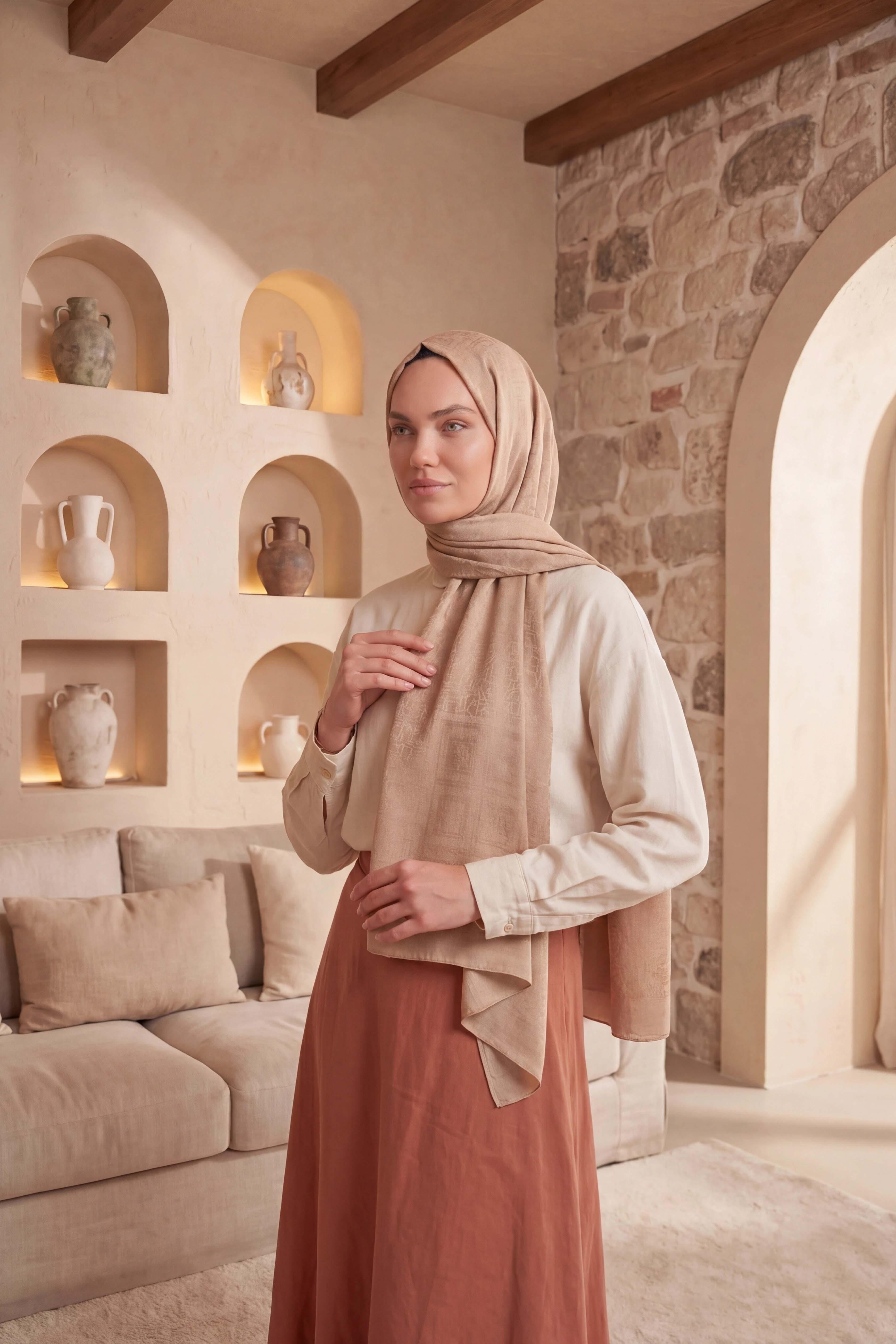 Asetat Şal Akel Desen