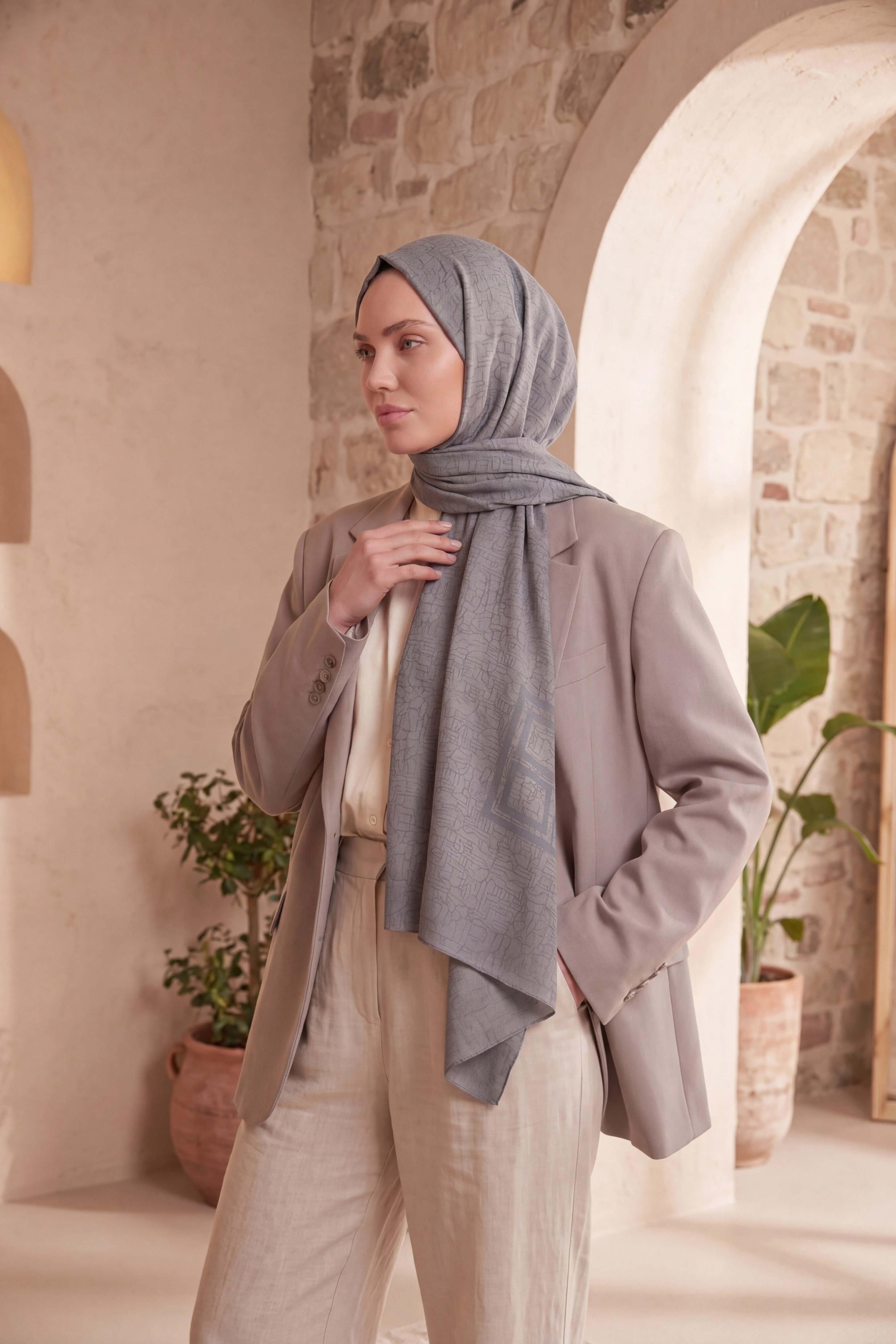 Asetat Şal Akel Desen