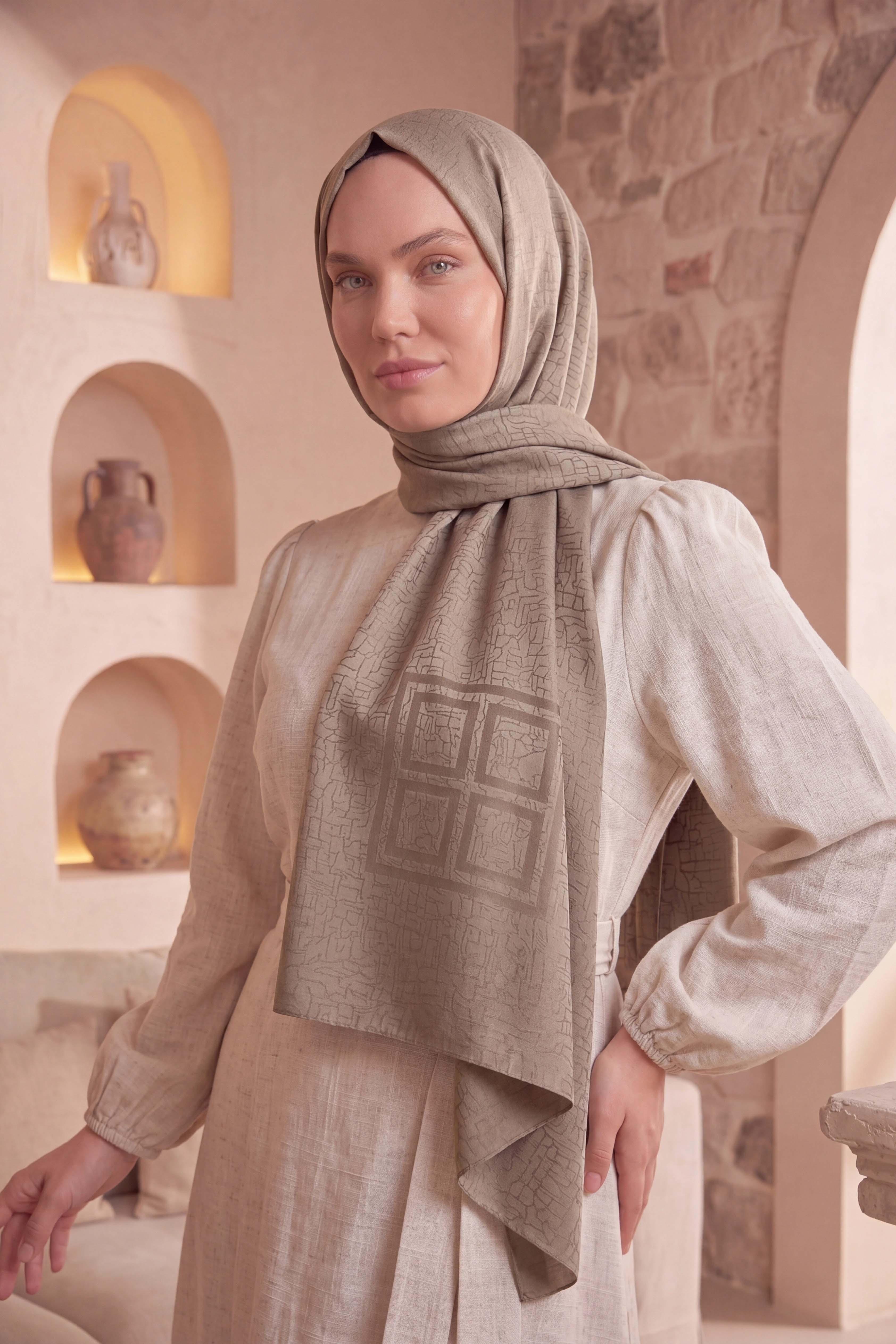 Asetat Şal Akel Desen