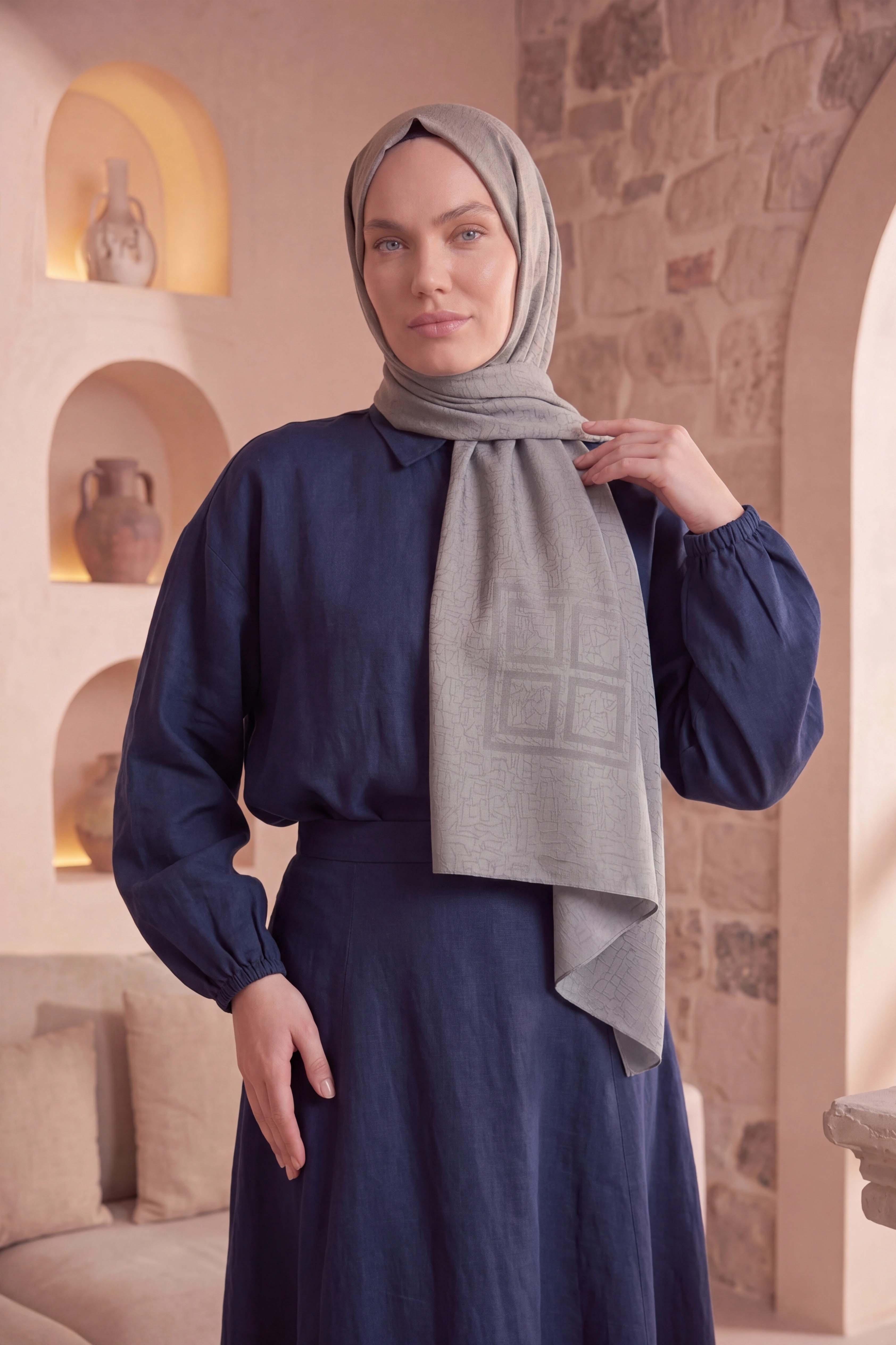 Asetat Şal Akel Desen