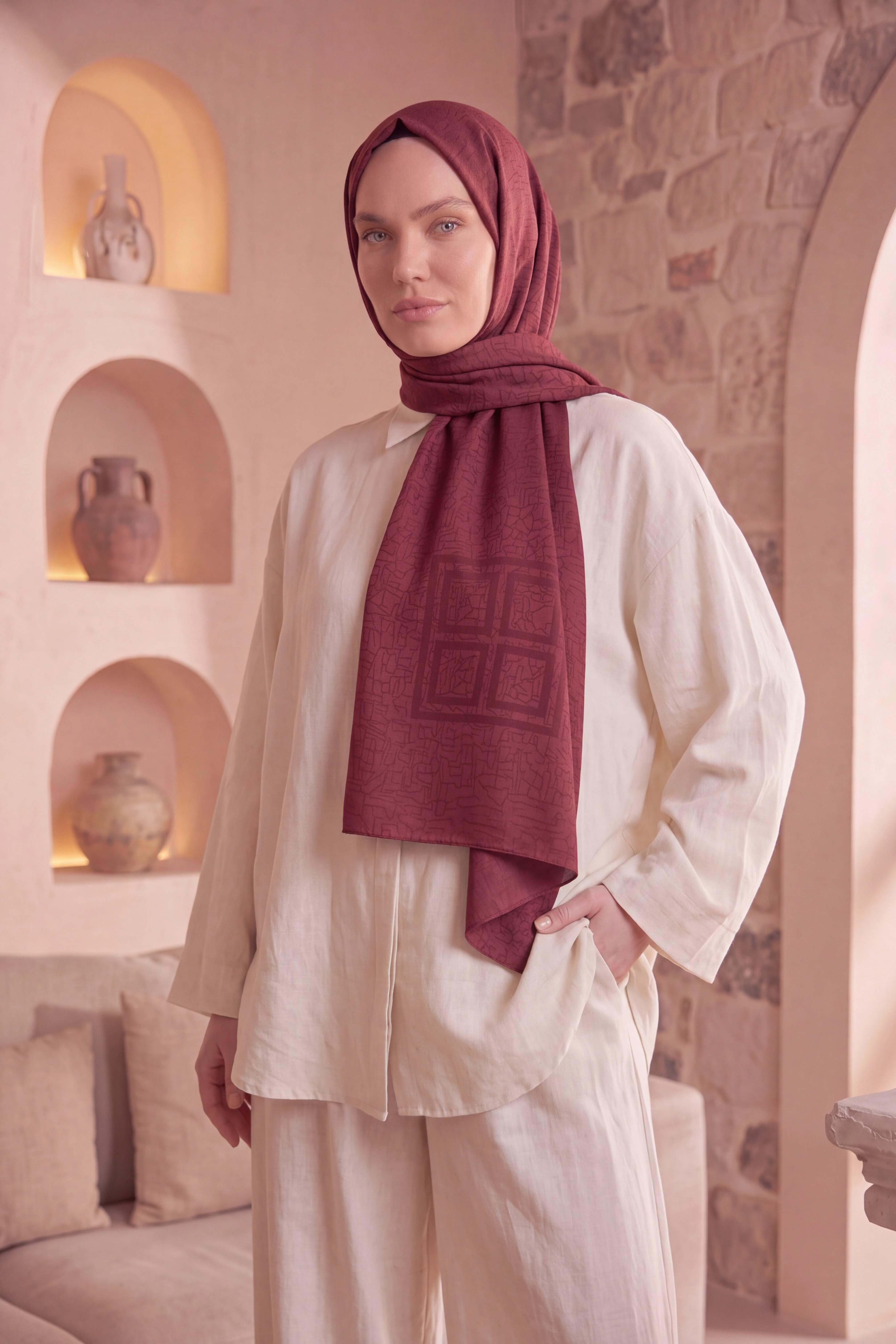 Asetat Şal Akel Desen