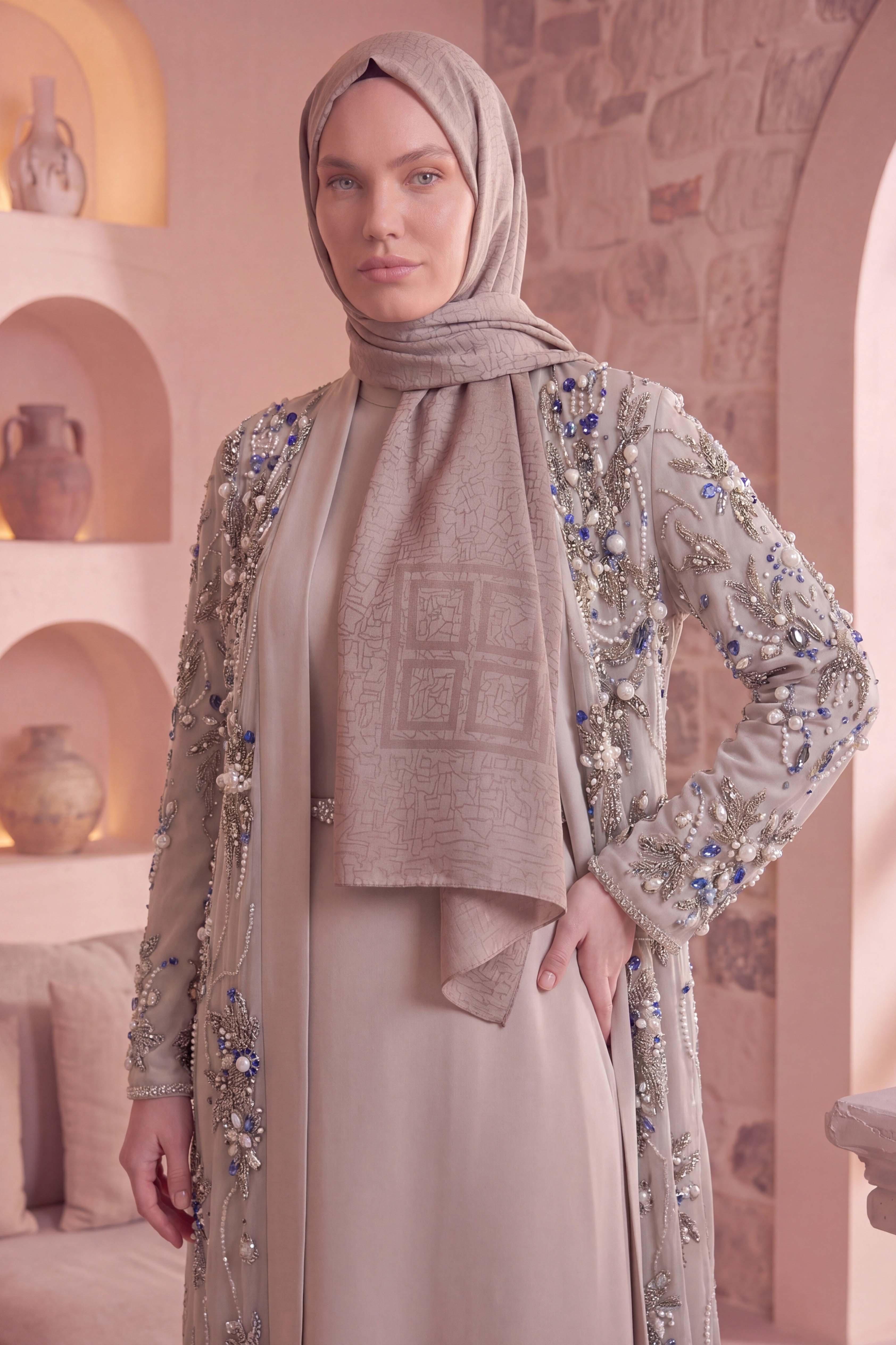 Asetat Şal Akel Desen