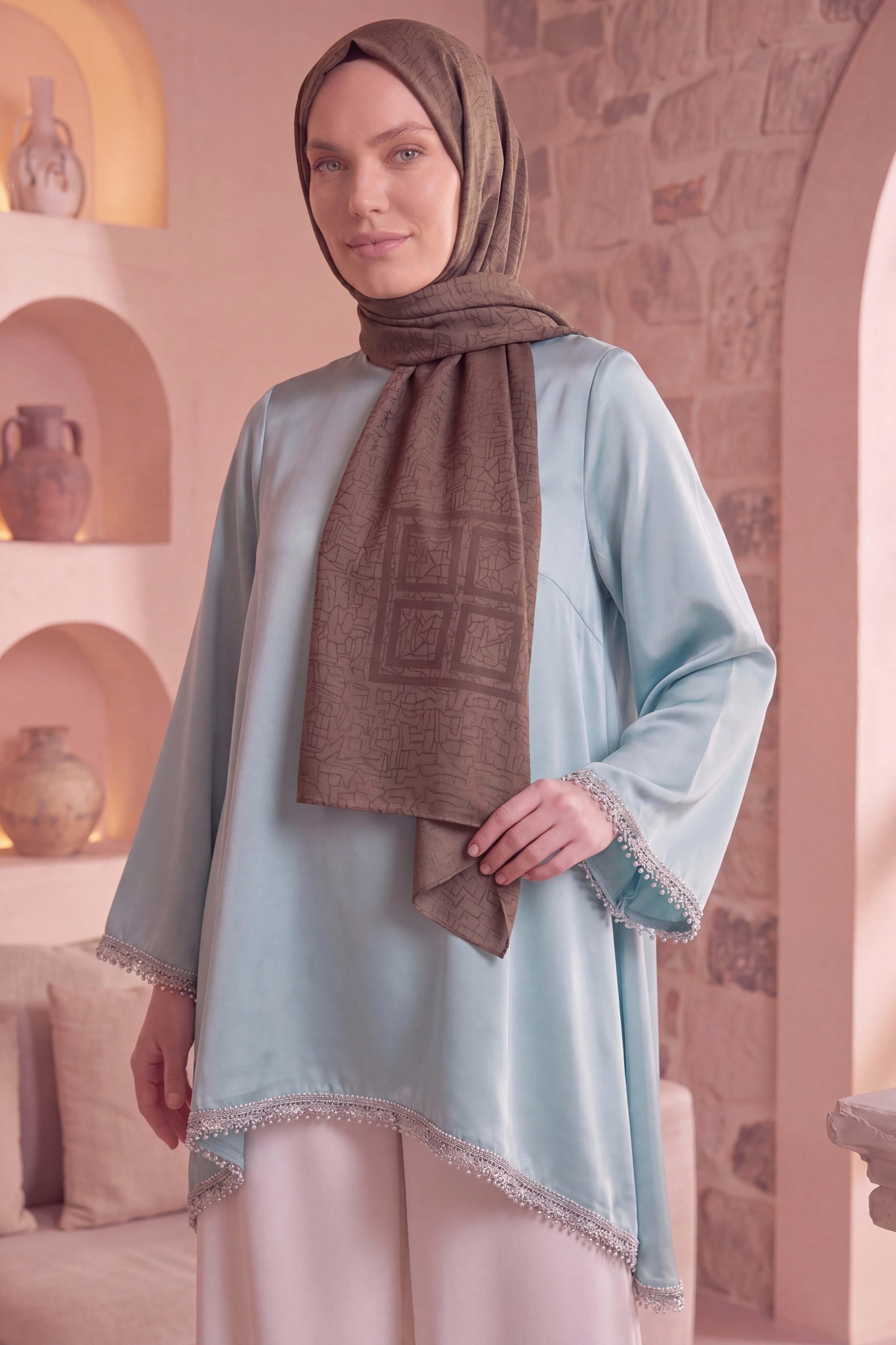 Asetat Şal Akel Desen