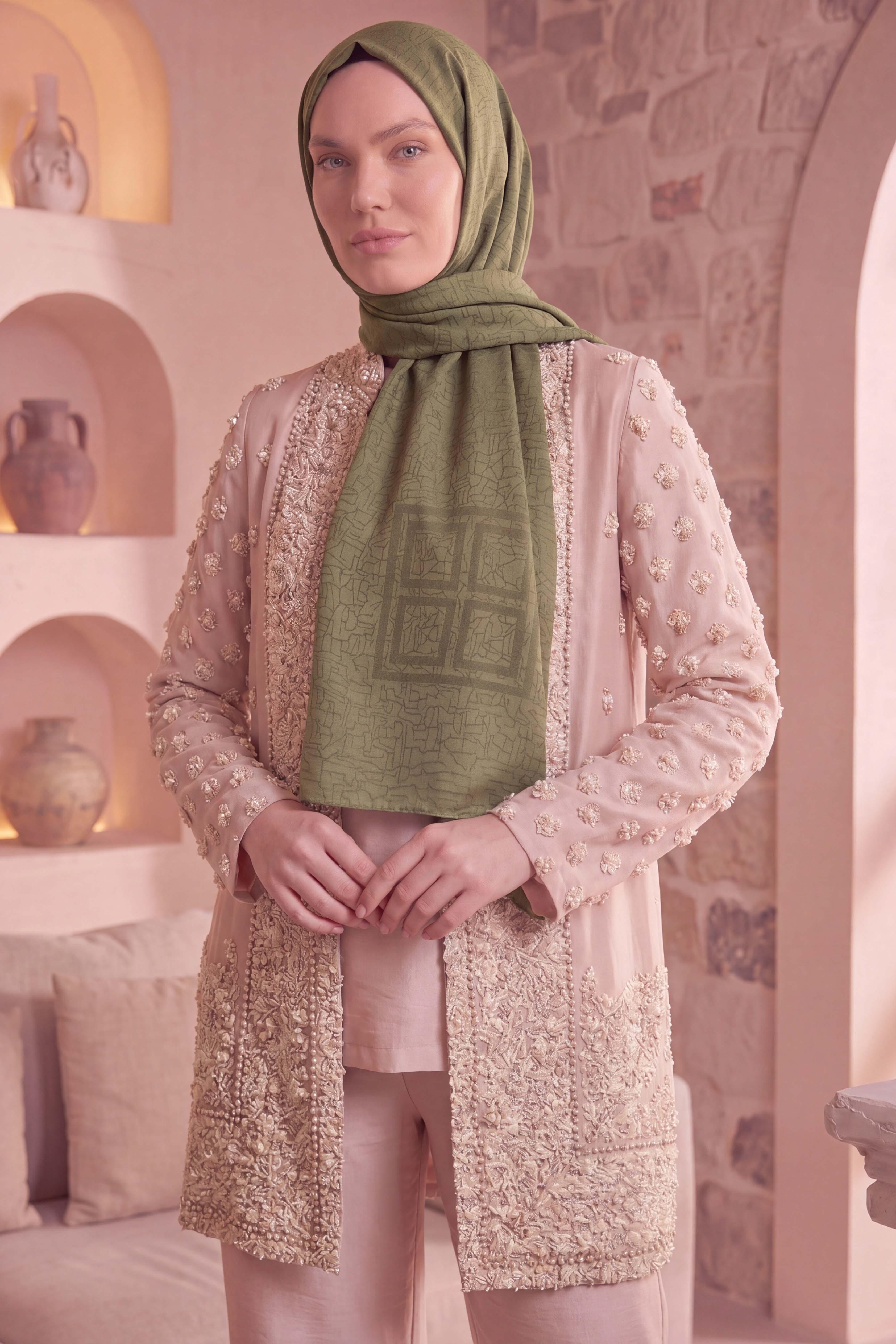 Asetat Şal Akel Desen