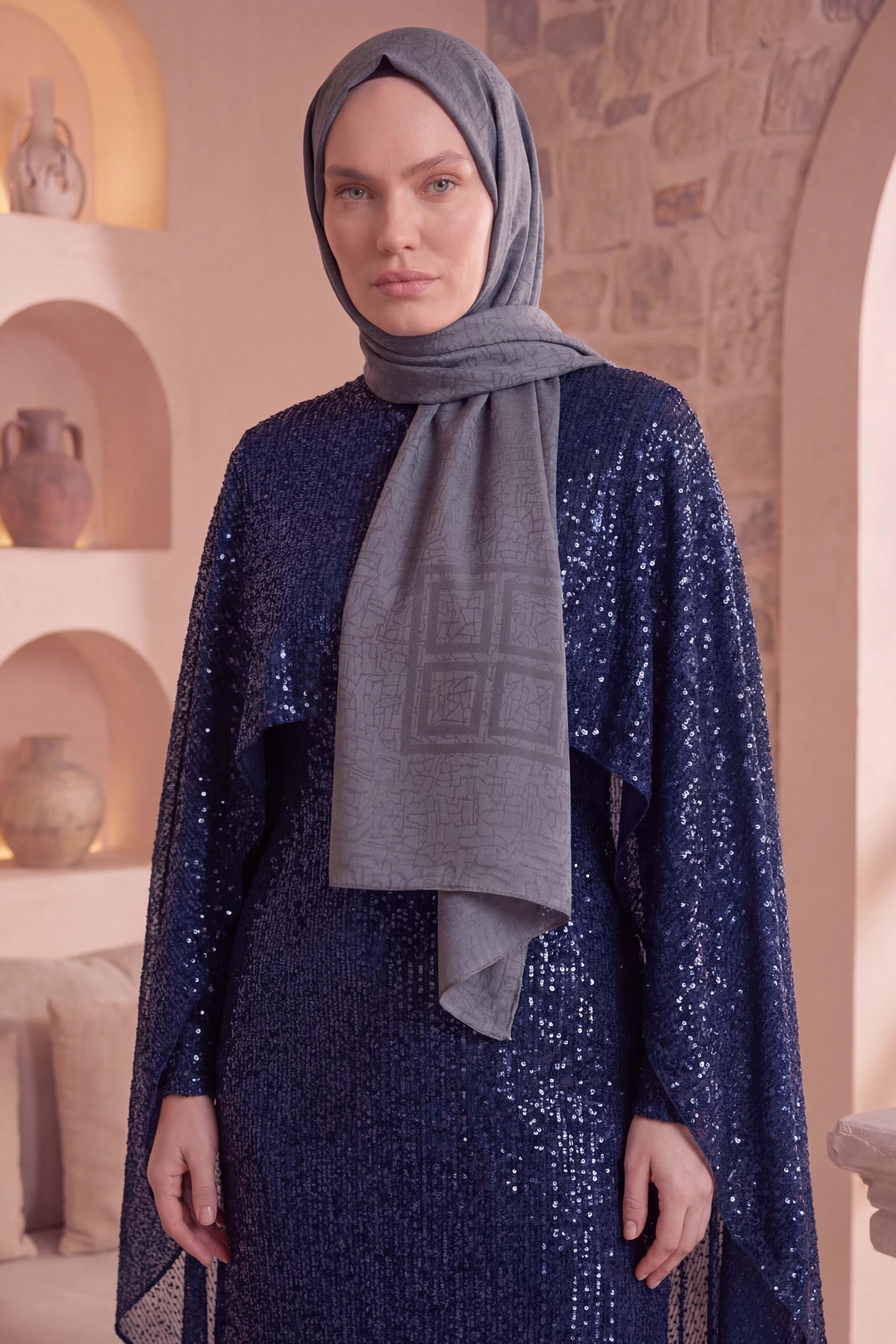 Asetat Şal Akel Desen