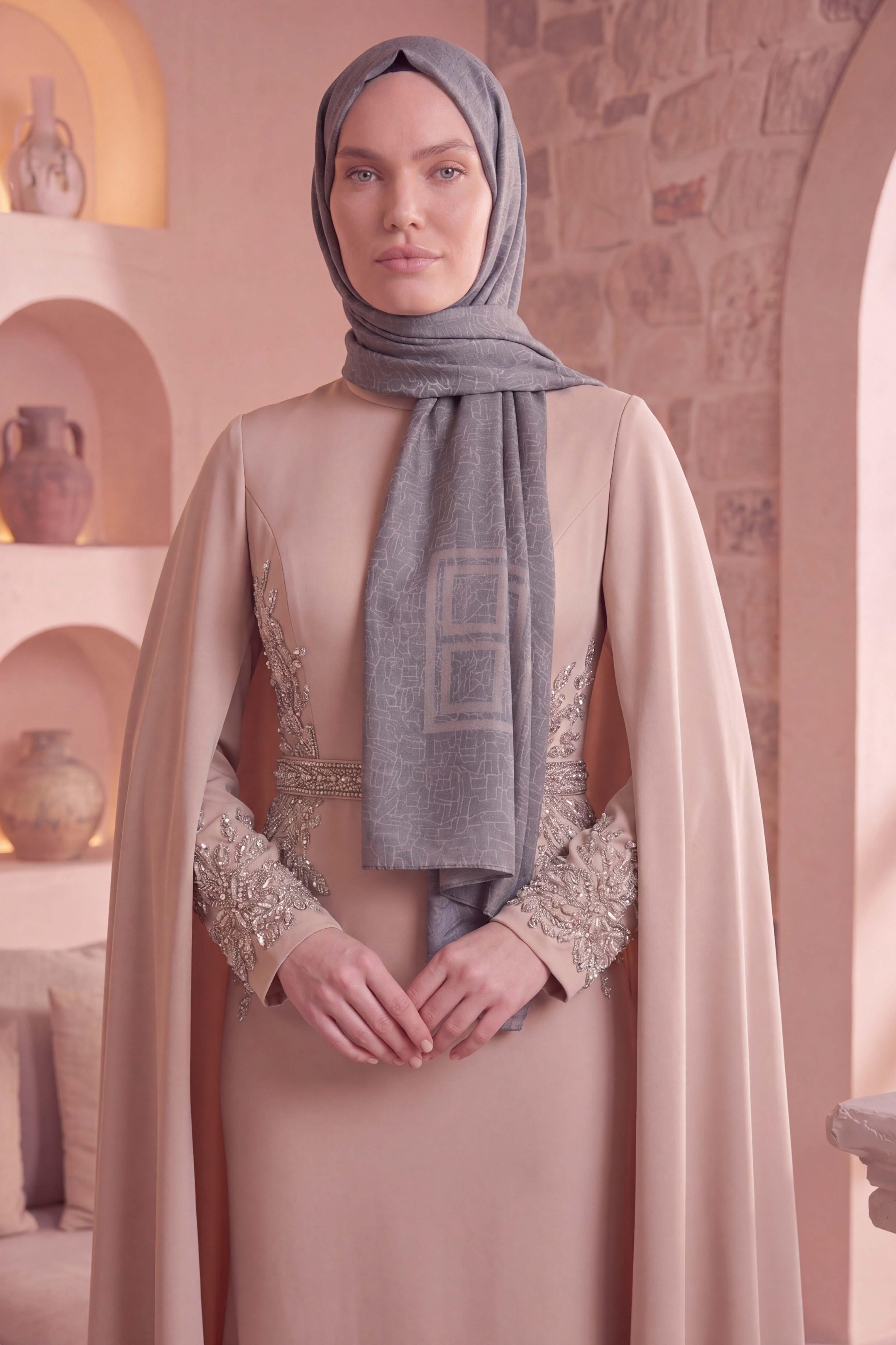 Asetat Şal Akel Desen