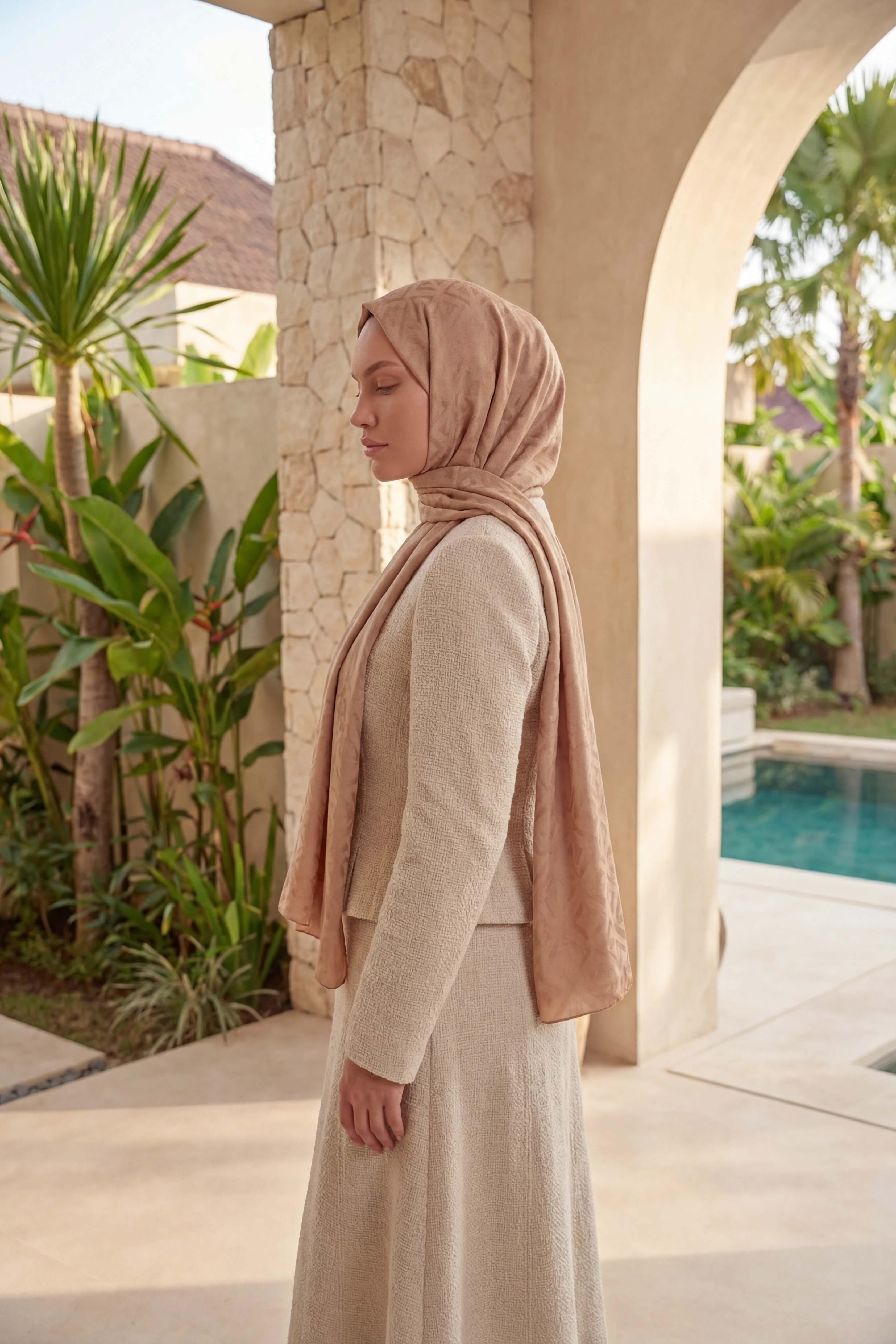 Asetat Şal Baklava Desen