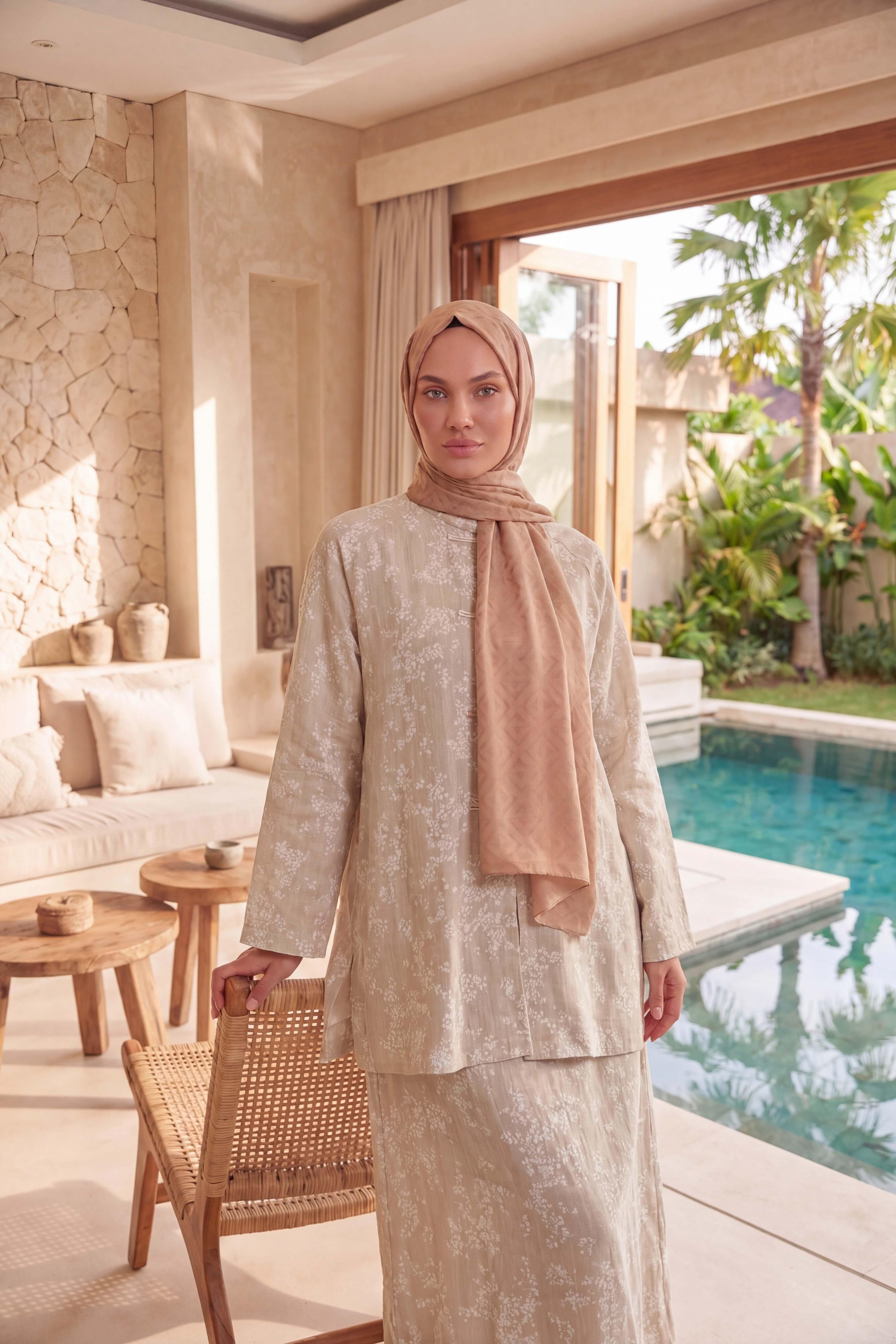 Asetat Şal Baklava Desen