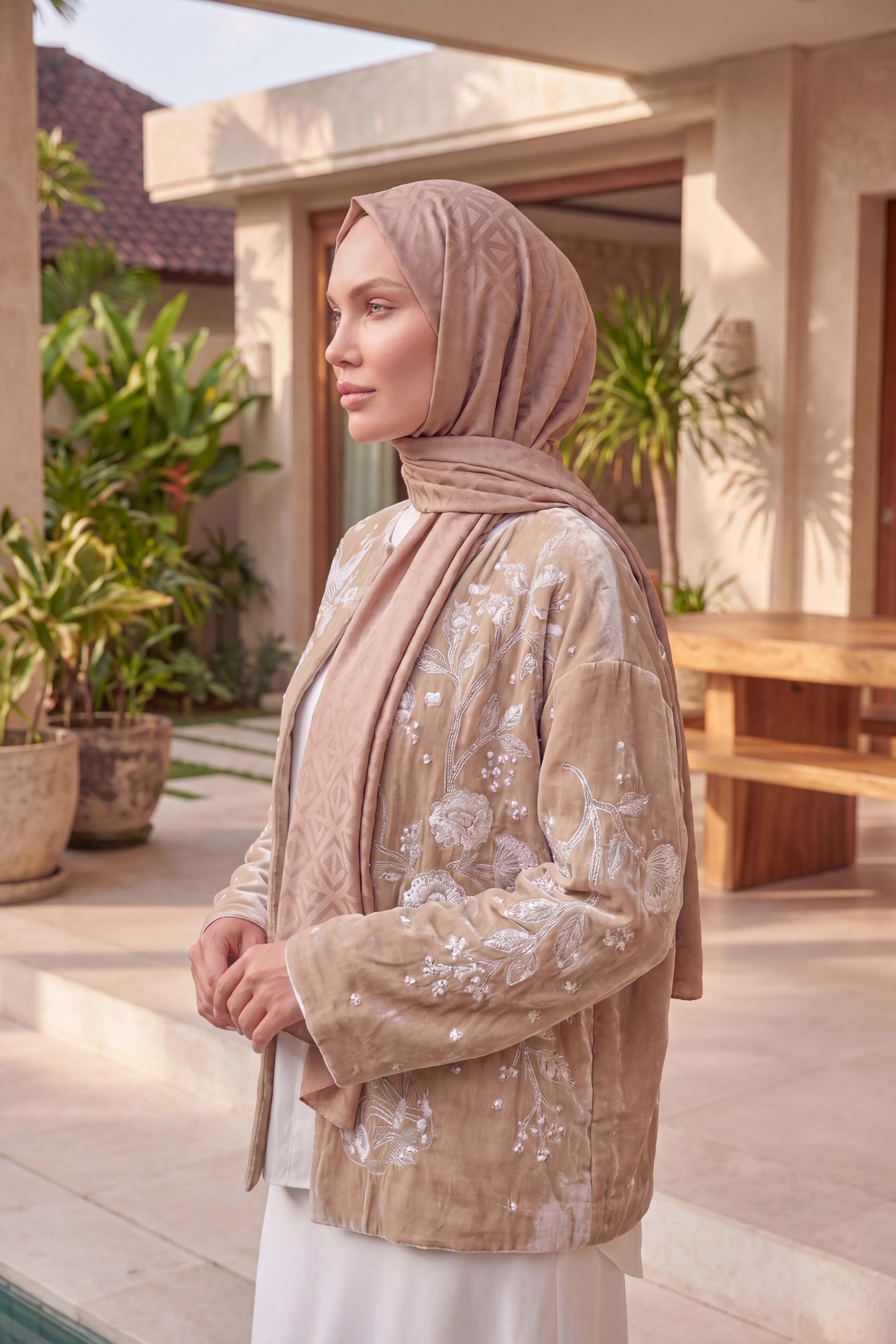 Asetat Şal Baklava Desen