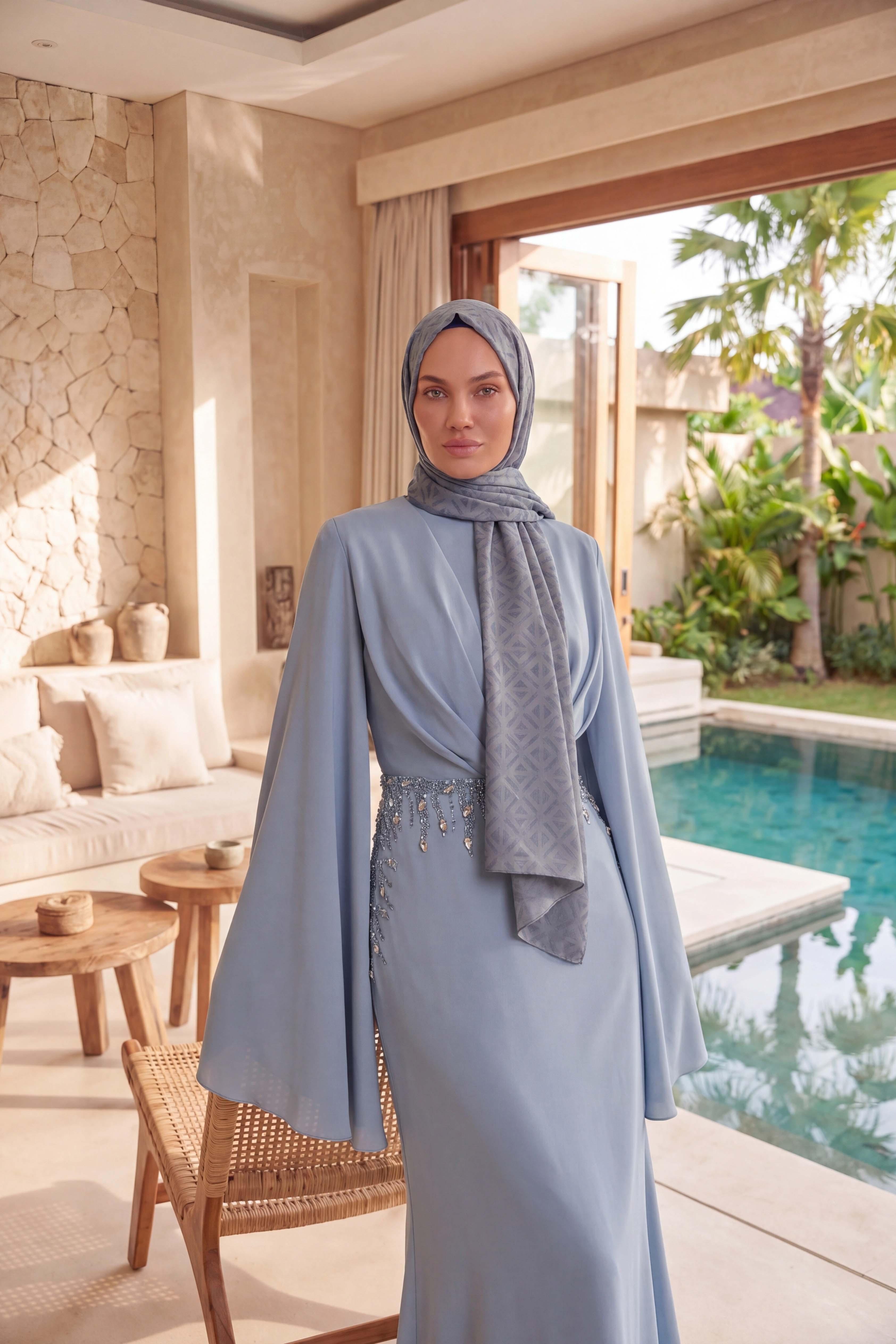 Asetat Şal Baklava Desen