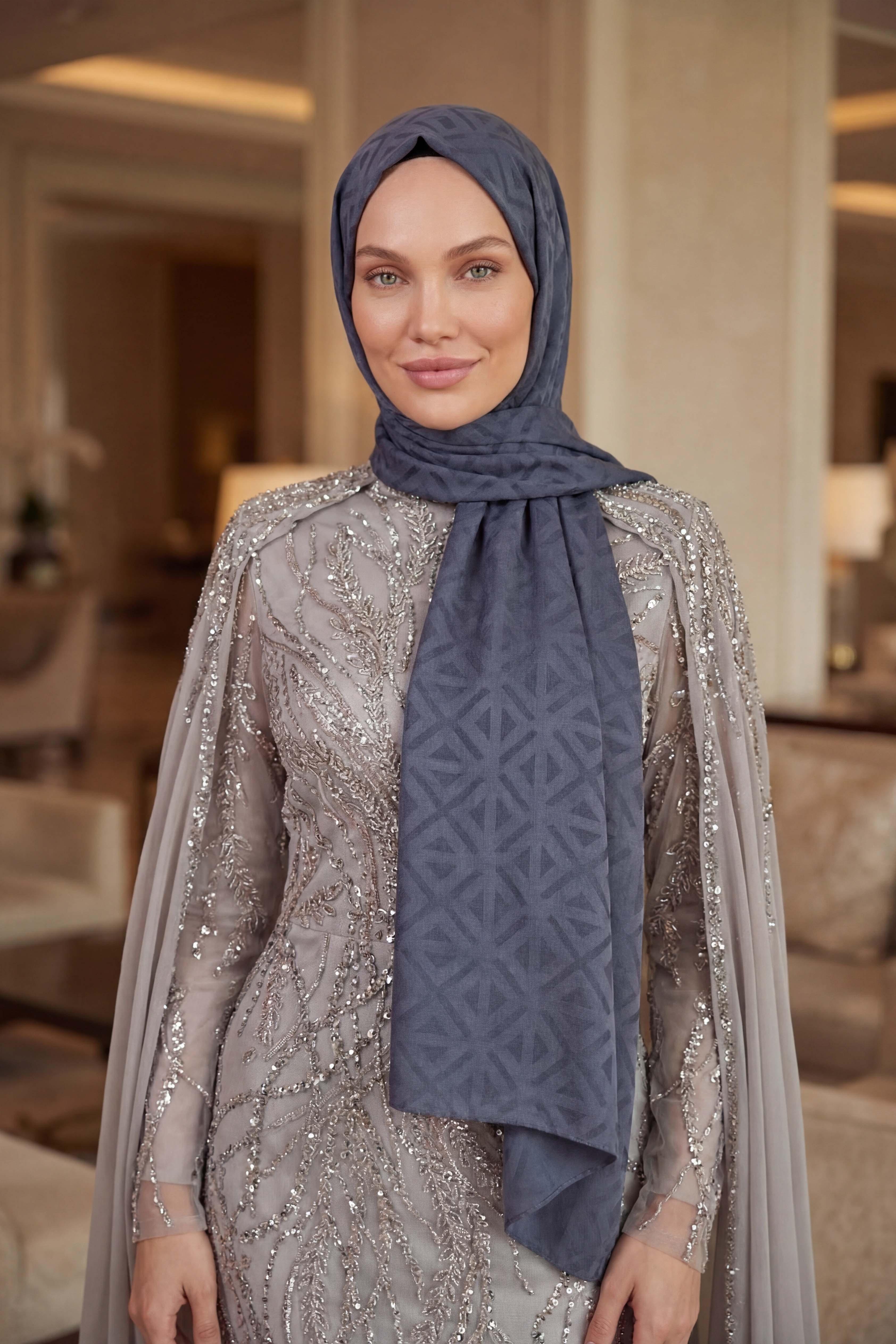 Asetat Şal Baklava Desen