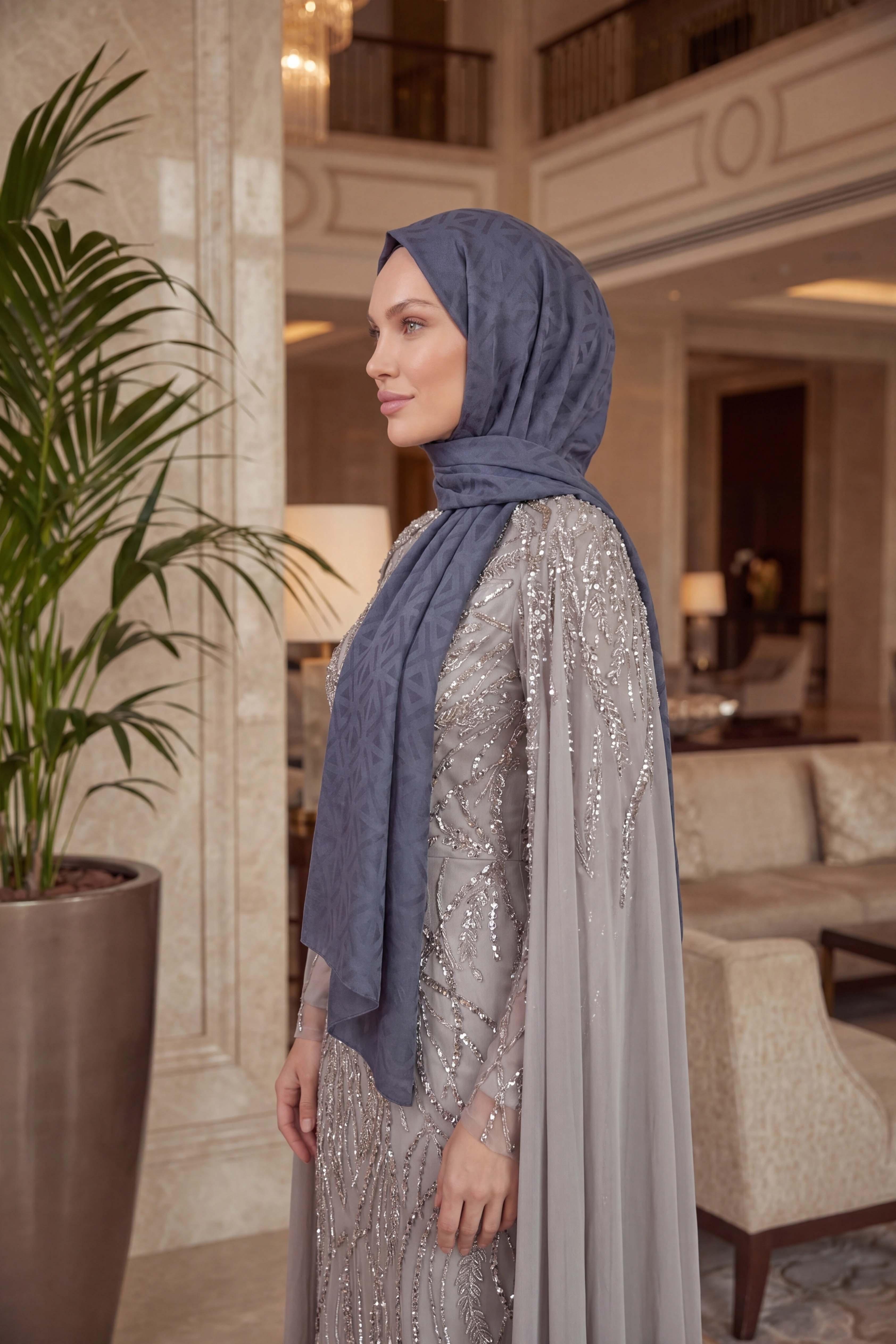 Asetat Şal Baklava Desen