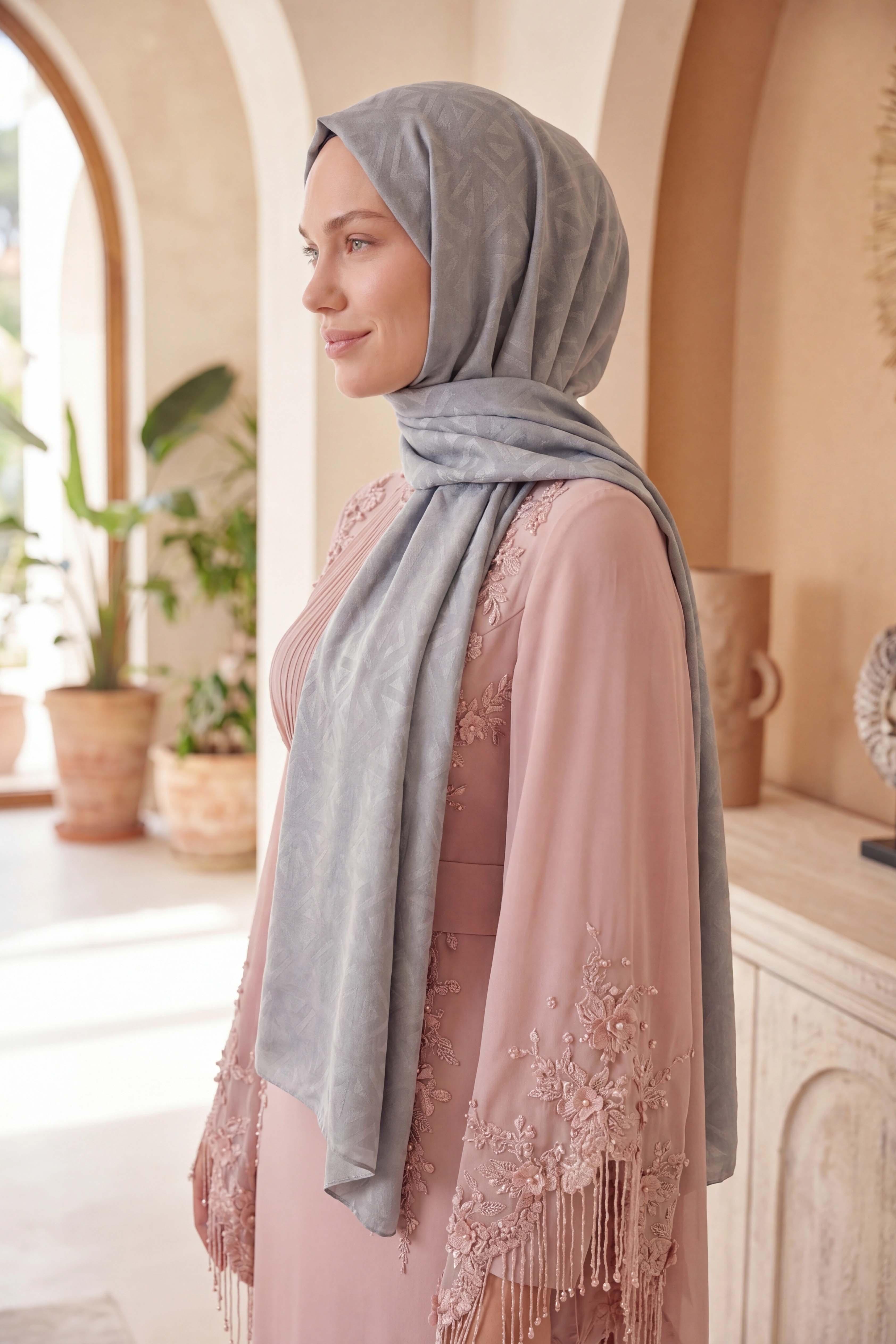 Asetat Şal Baklava Desen