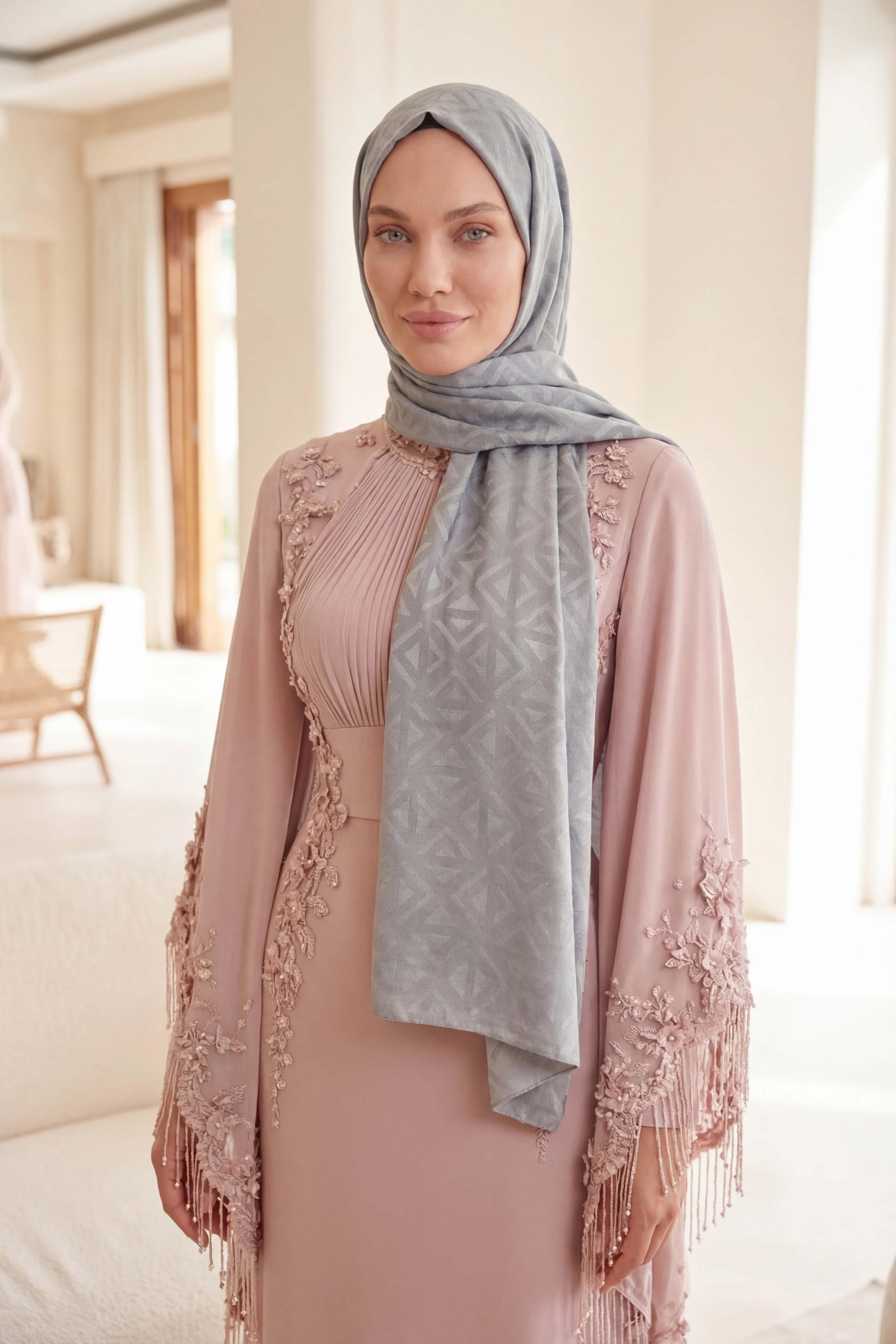 Asetat Şal Baklava Desen