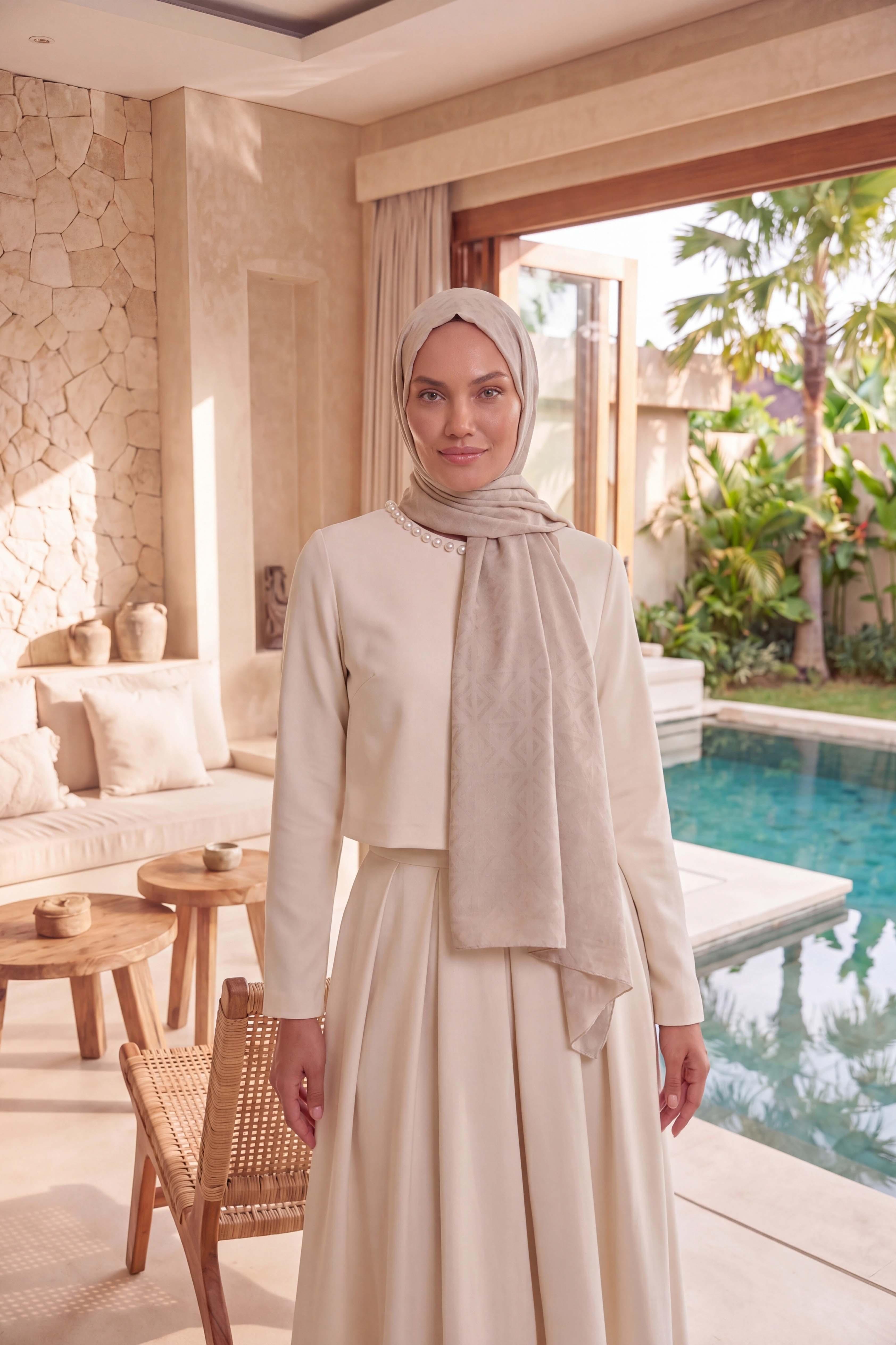 Asetat Şal Baklava Desen