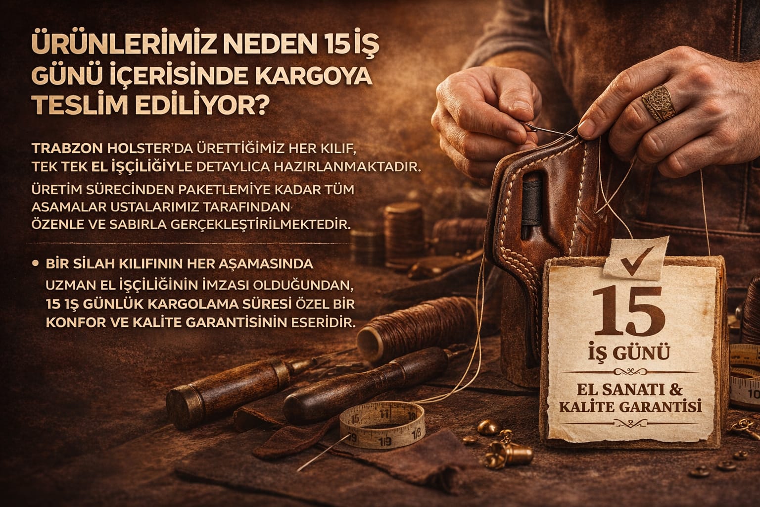 Ürünler Neden 15 İş Günü İçinde Kargoya Teslim Edilir? El Emeğinin Teknik Gerekçeleri