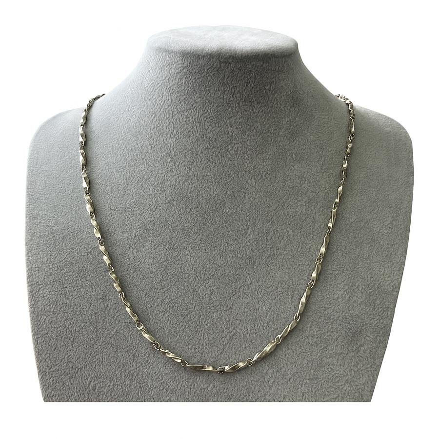 Çelik Kolyeler® Küp Üçgen Zincir Kolye 60cm