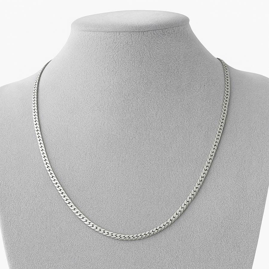 Çelik Kolyeler® Balık Sırtı/Ezme Kolye 60cm