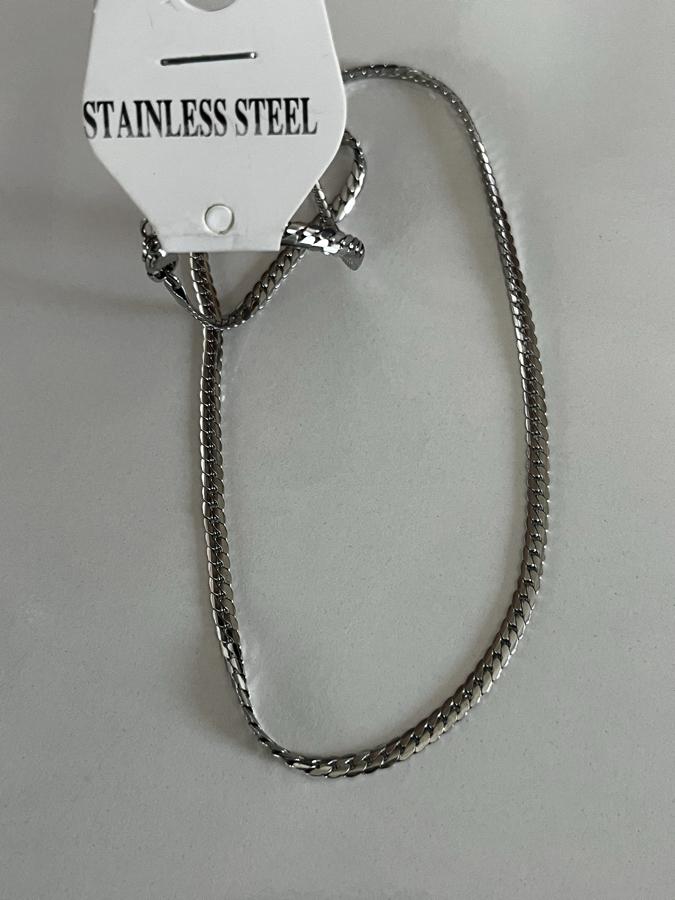 Çelik Kolyeler® Balık Sırtı/Ezme Kolye 60cm