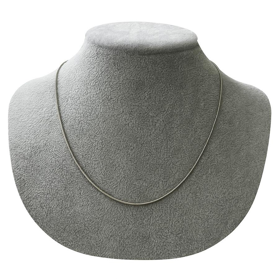 Çelik Kolyeler® Unisex Sncak/Sinek İthal Rodyumlu Zincir Kolye 45cm