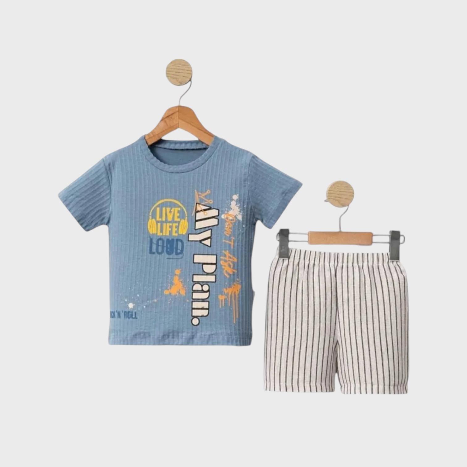 My Plan Tshirt-Şort Erkek Bebek