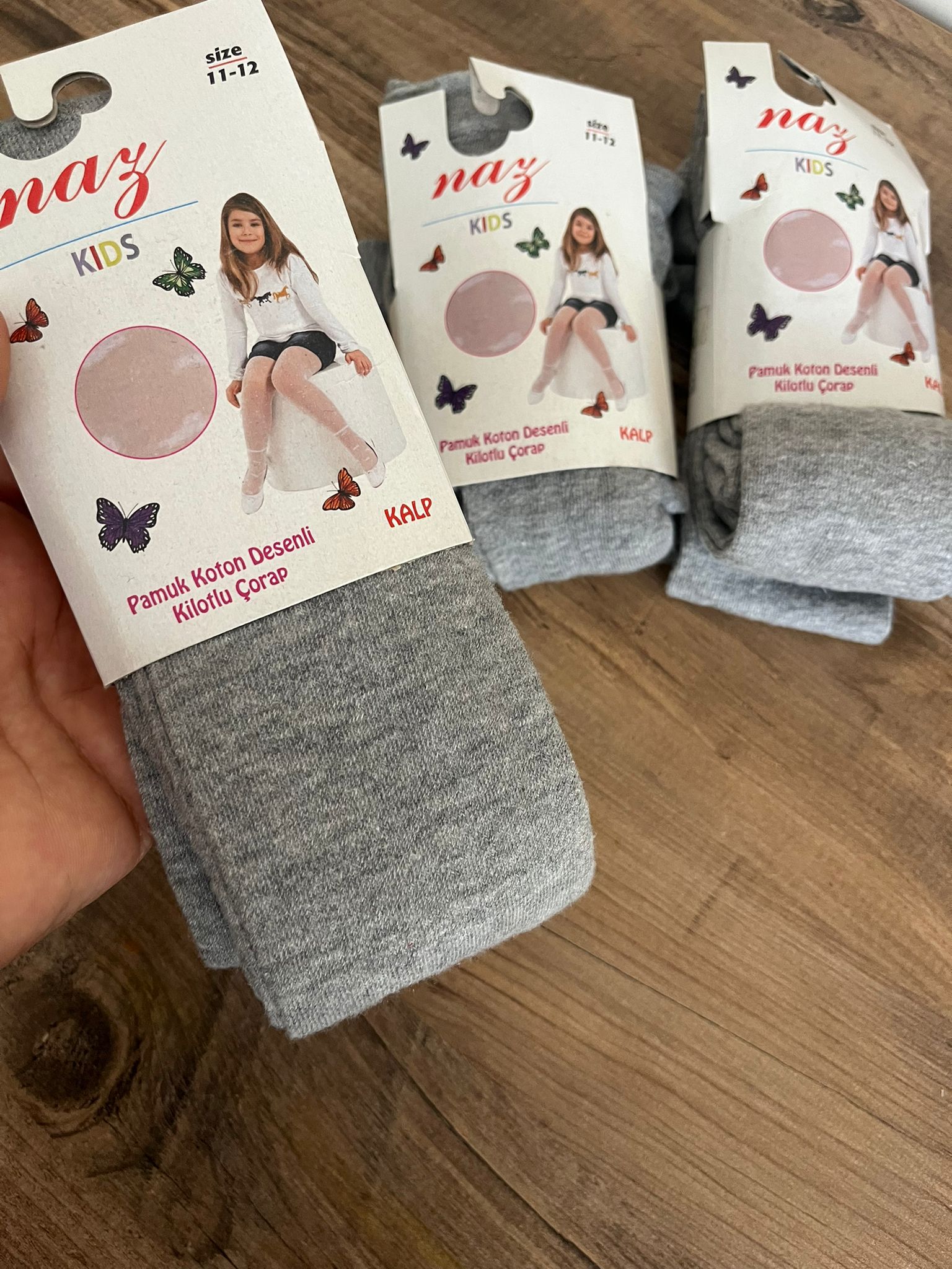 gri kilotlu pamuklu çorap