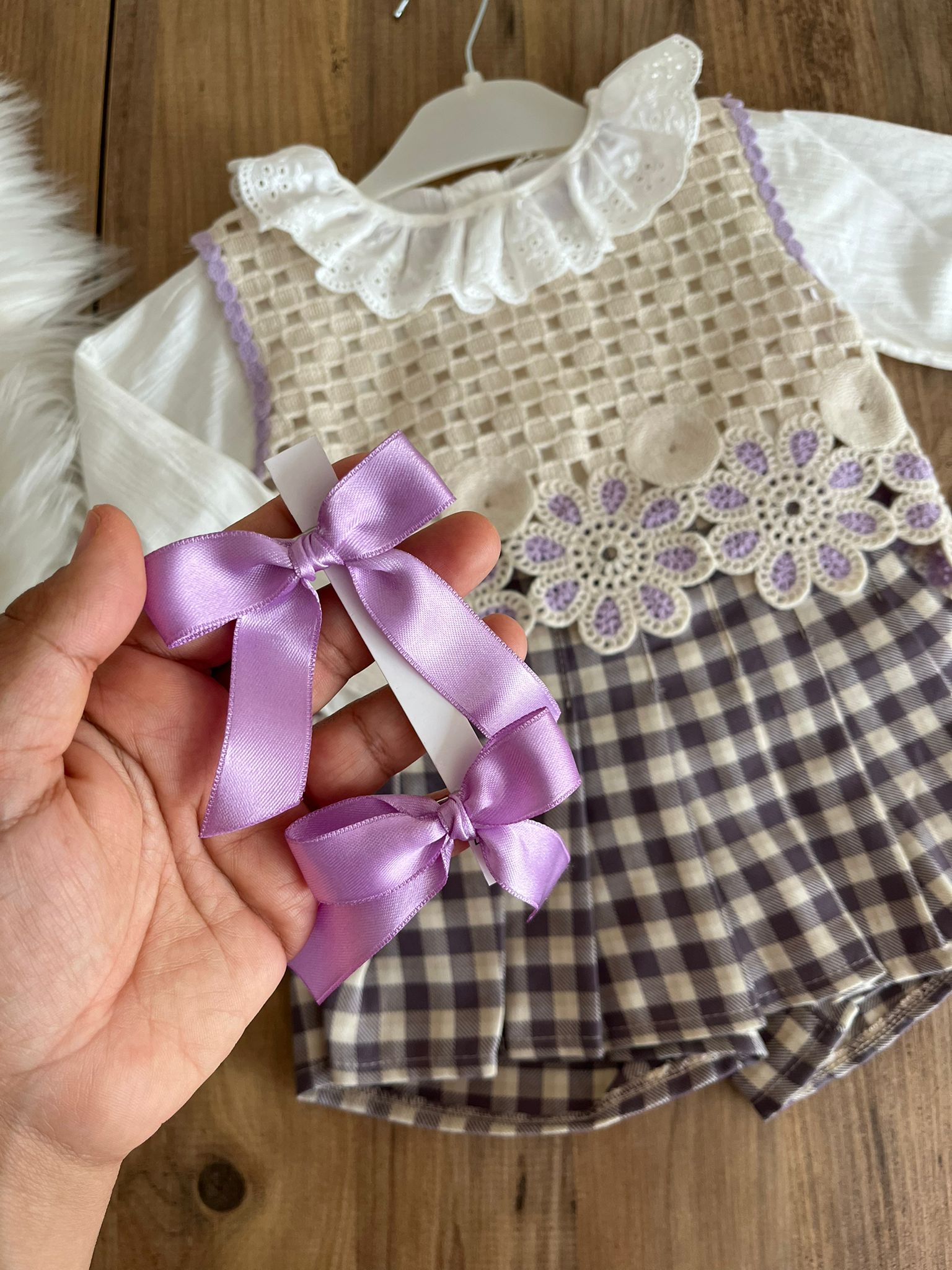 papatya süeterli 3lü takım