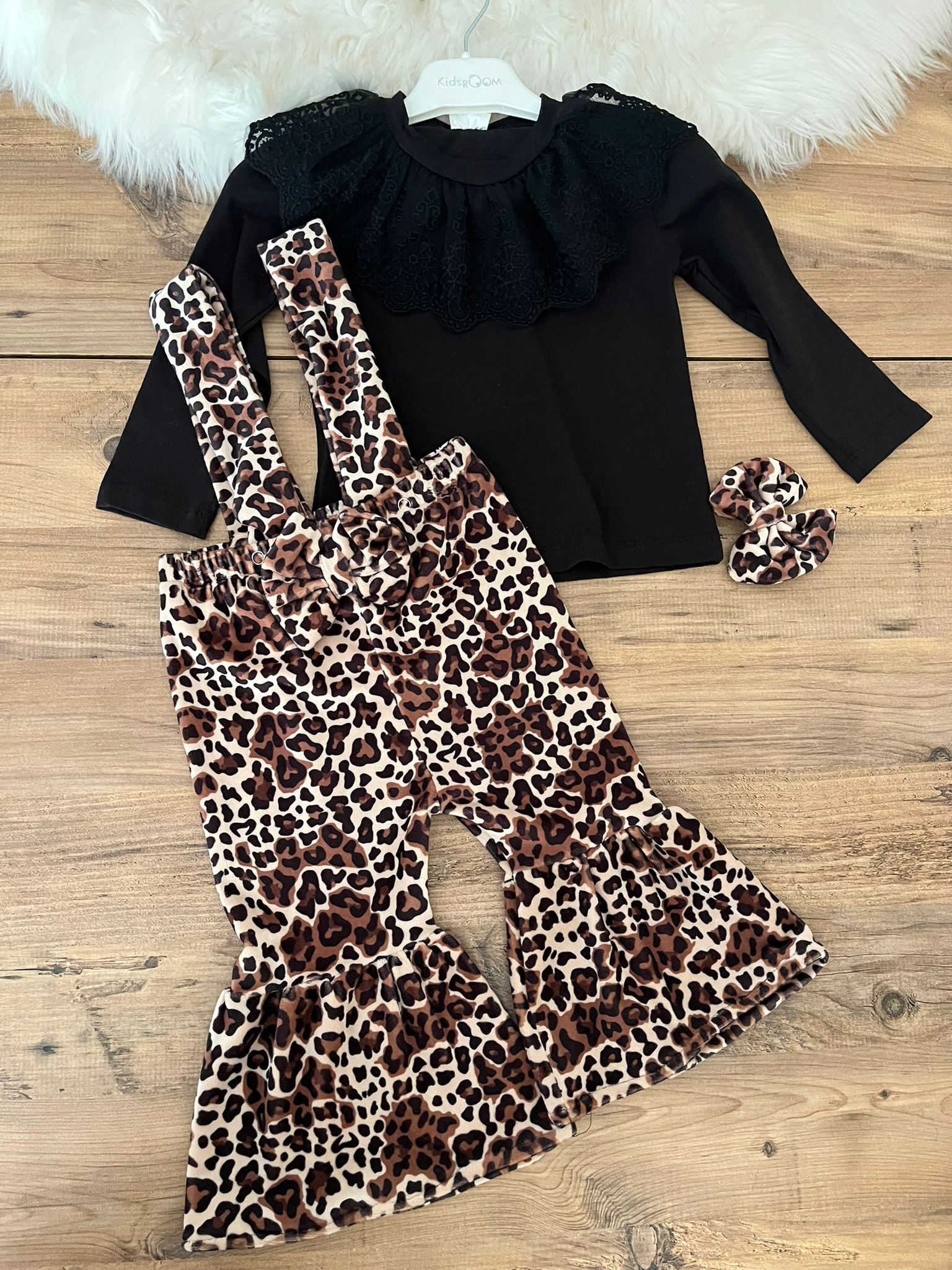 KADİFE LEOPAR SLOPET TAKIM