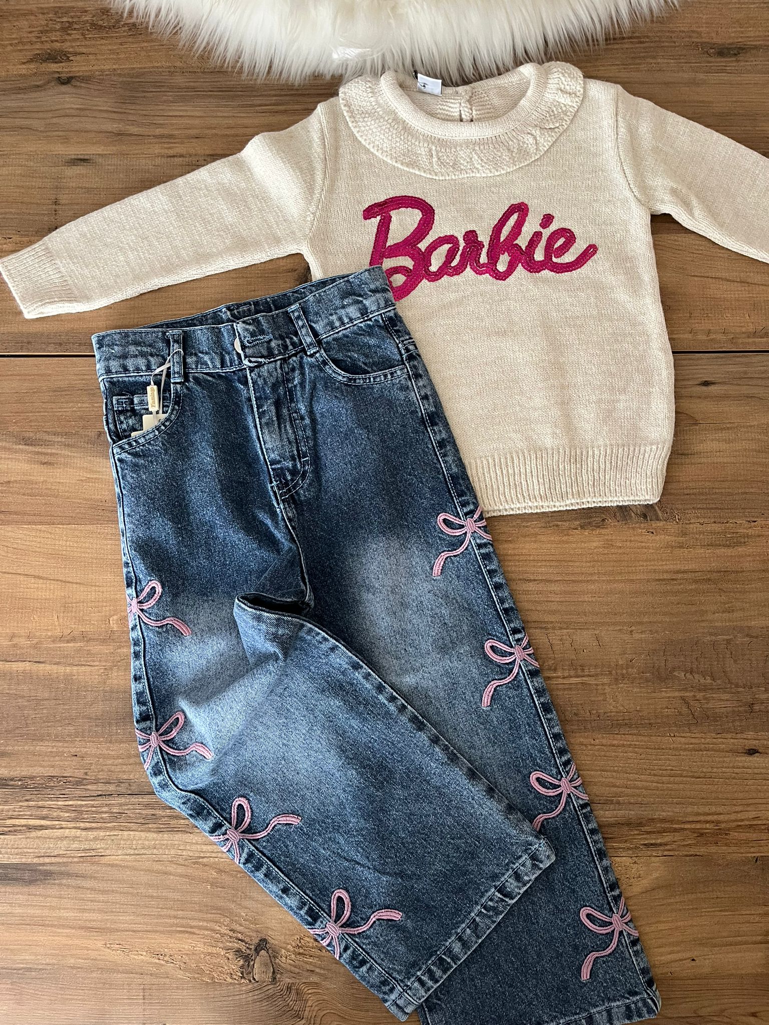 barbi  kazak ve pantolon takım