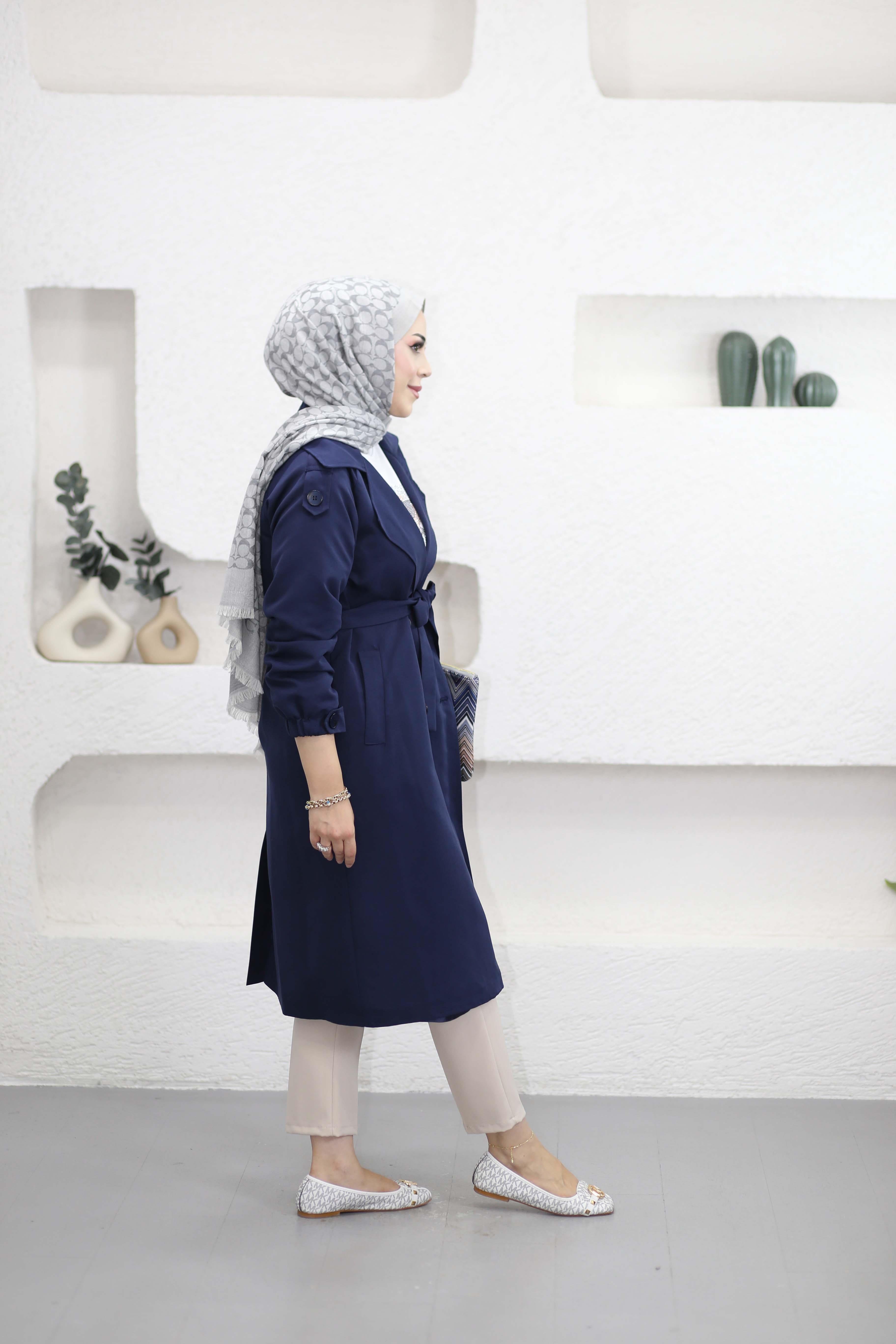 Jesica Trençkot Lacivert