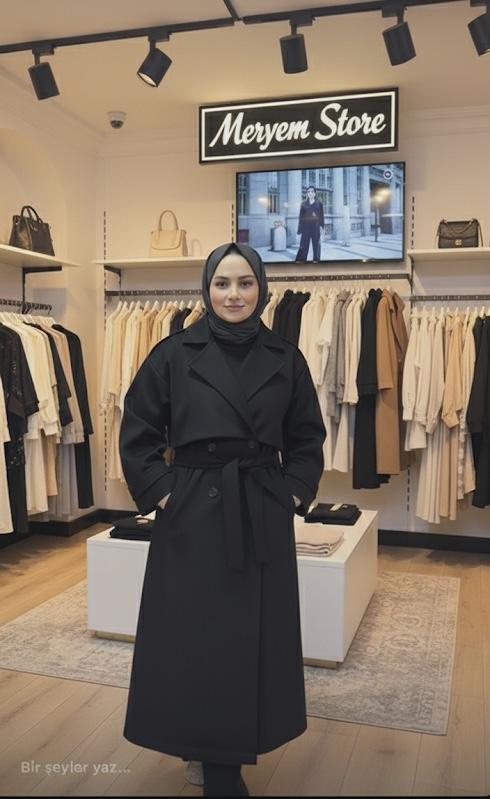 Cepken Model Kaşe Kaban