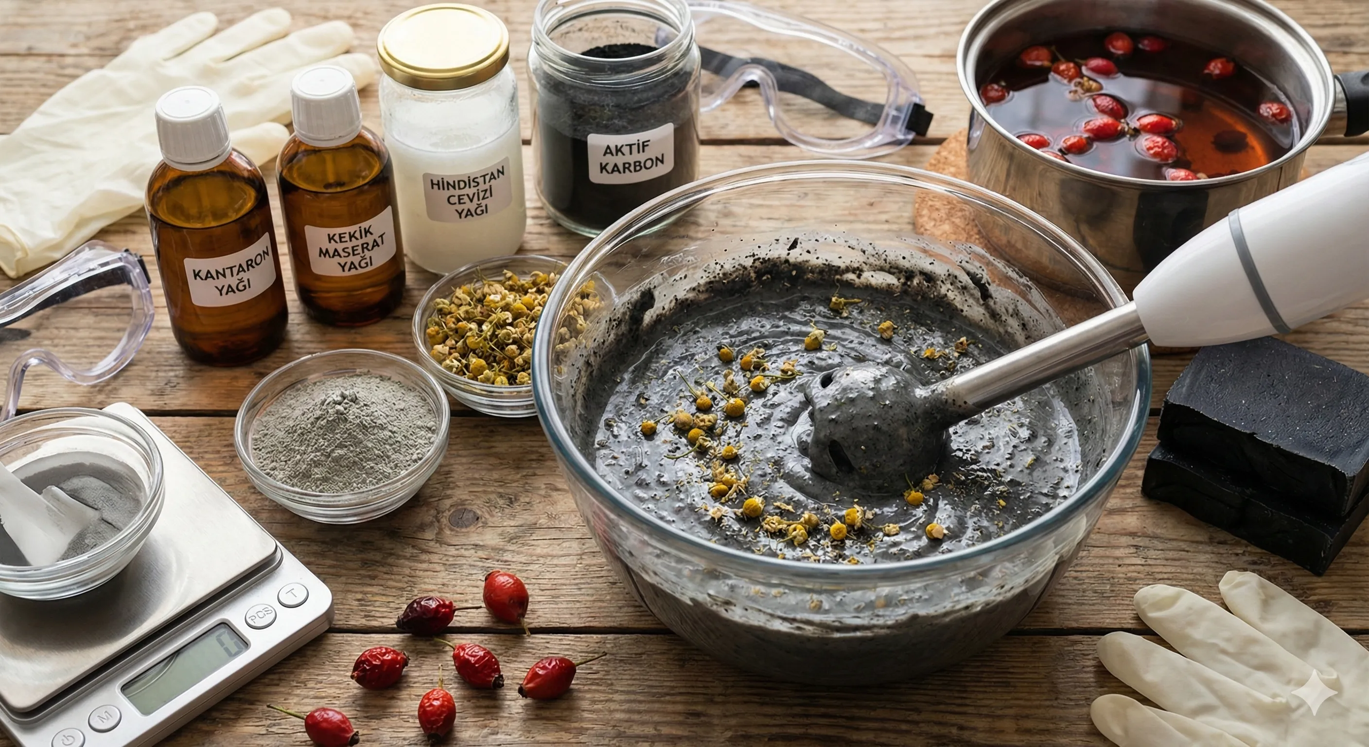 Aktif Karbon Sabunu Nasıl yapılır?