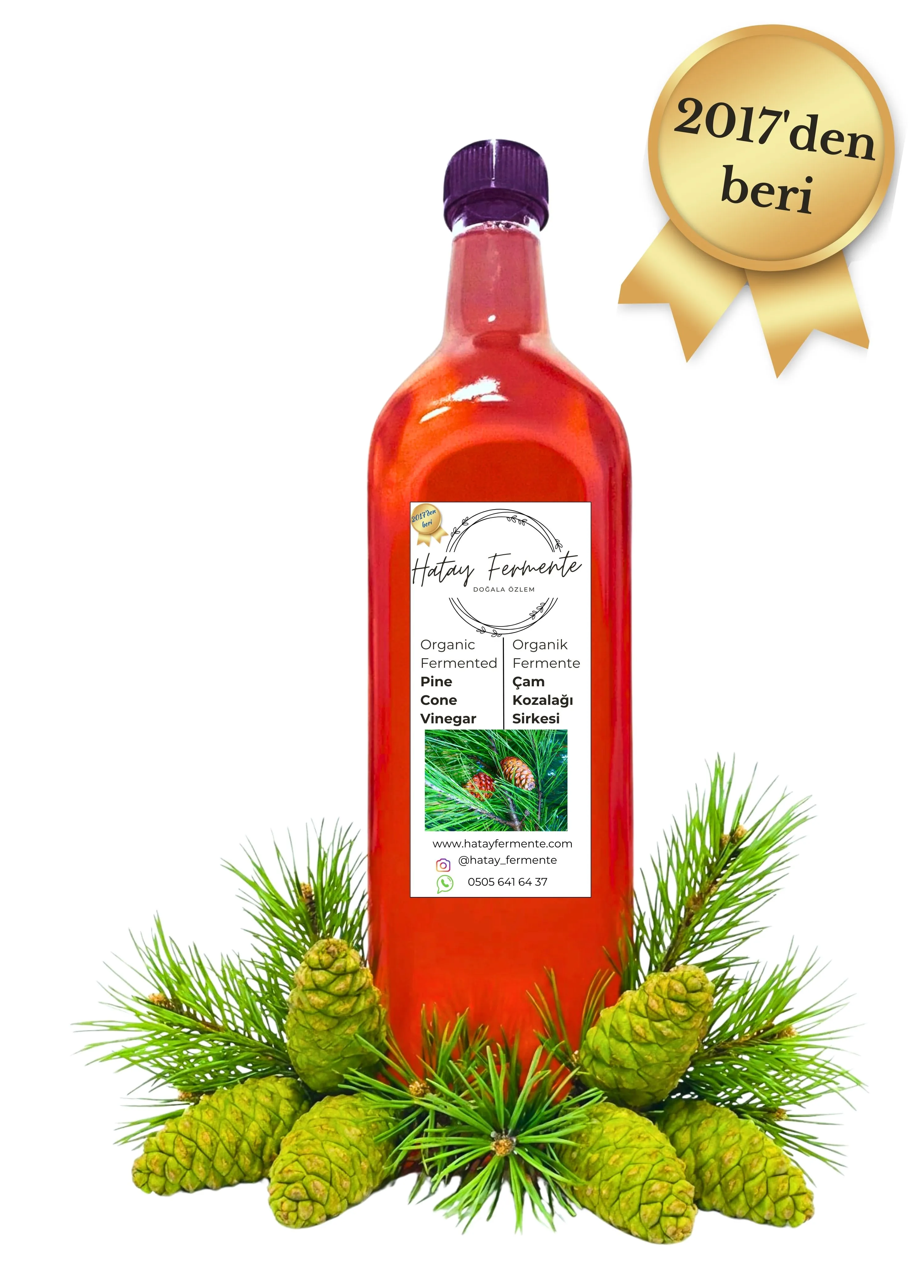 ÇAM KOZALAĞI SİRKESİ 500 ML