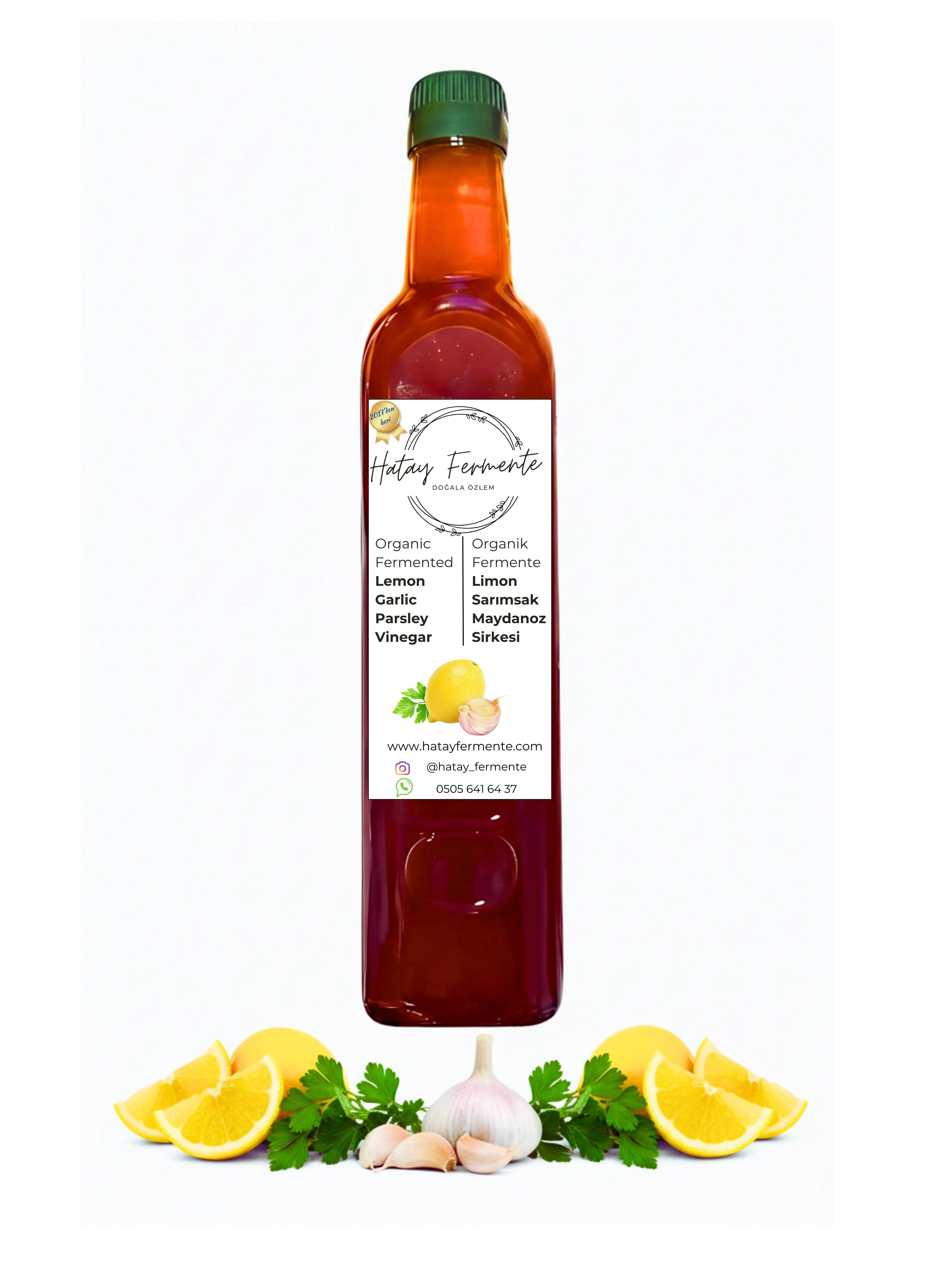 LİMON & SARIMSAK & MAYDONOZ SİRKESİ 500 ML