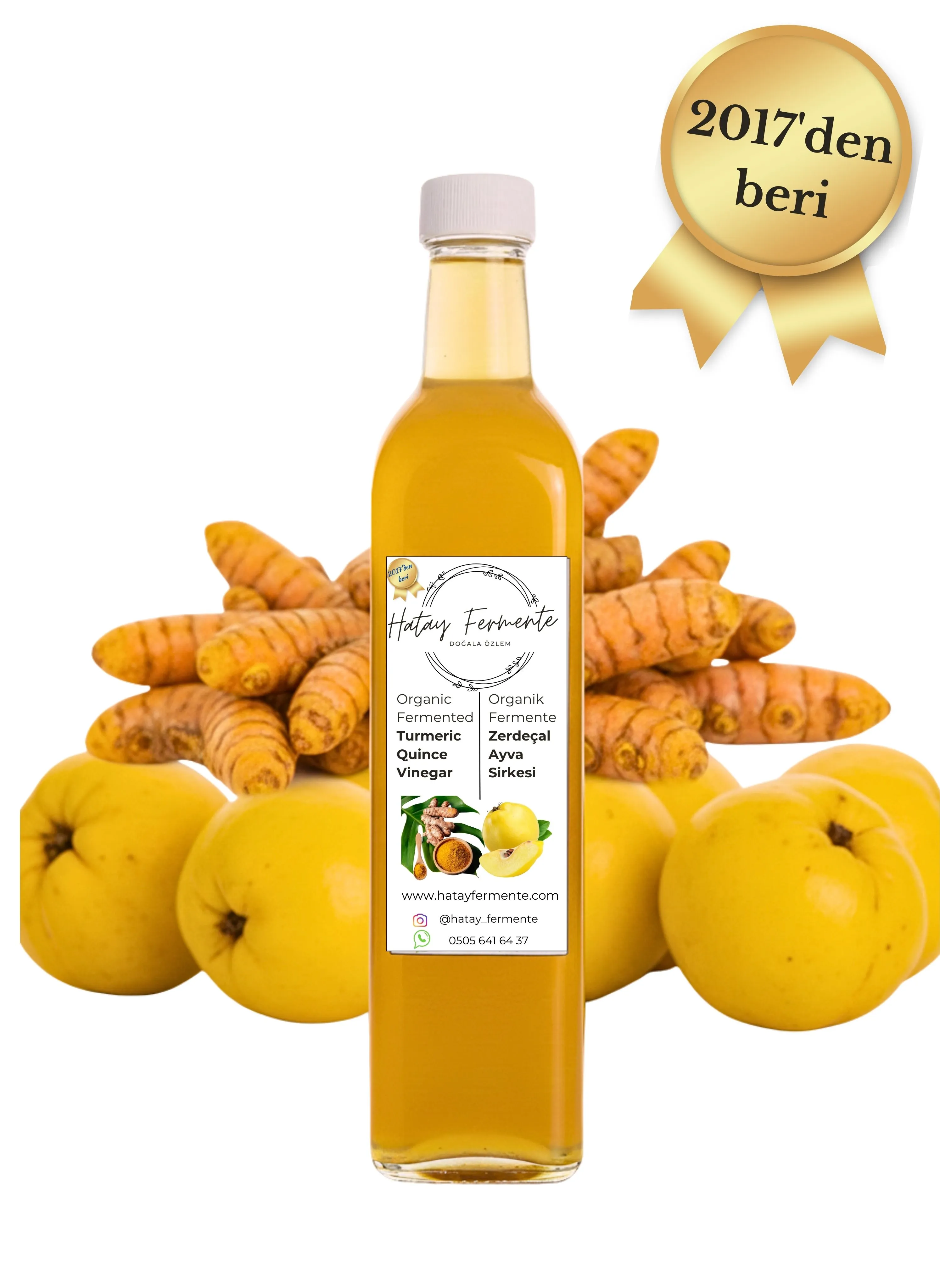 ZERDEÇAL & AYVA SİRKESİ 500 ML