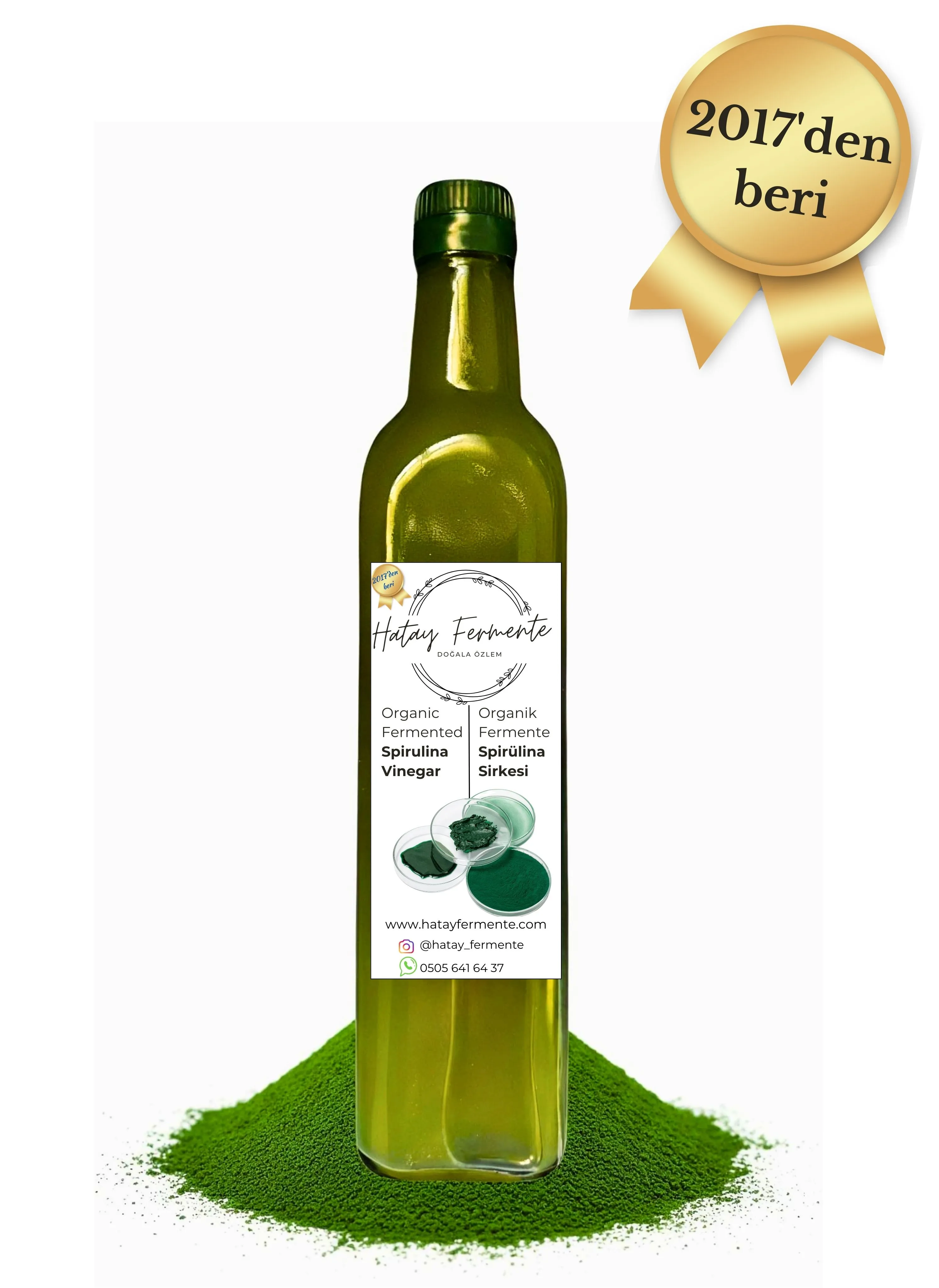 SPİRULİNA SİRKESİ 1 LİTRE