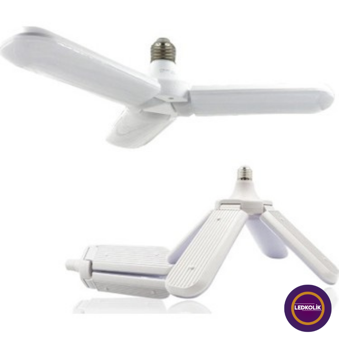 42w Pervane 3 Kanatlı E27 Led Ampul