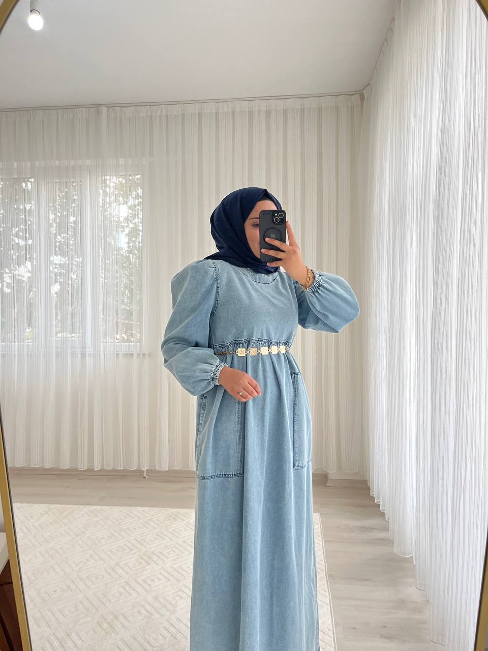 Heon Denim Elbise