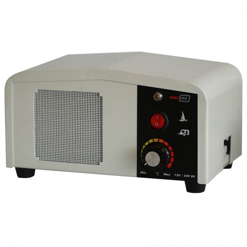 Heatbox Mini 12V 100W - 200W Krem Fanlı Isıtıcı