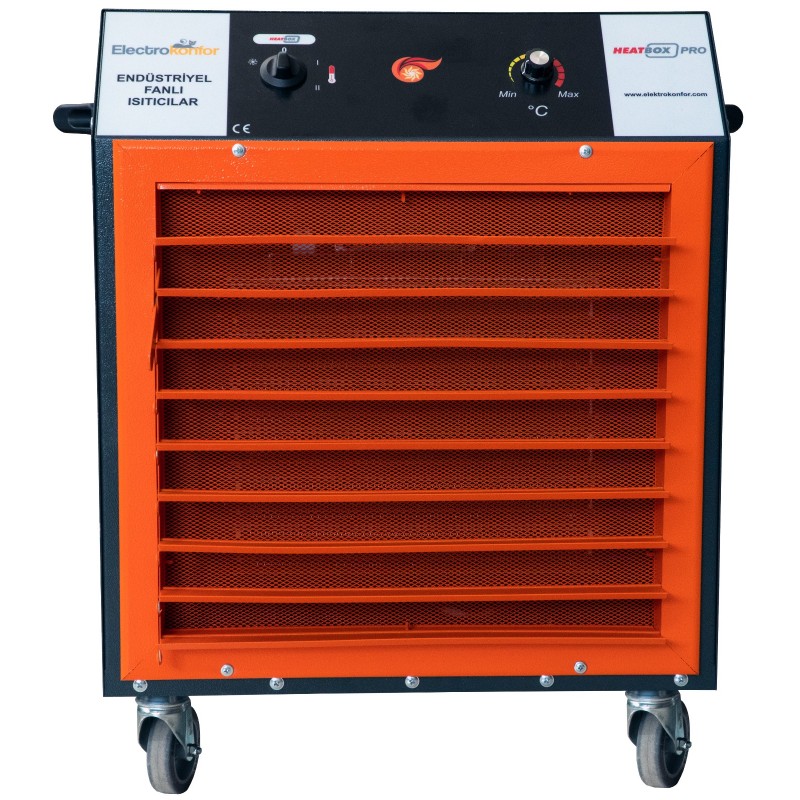 HBPRO40000F Heatbox Pro 40000W Trifaze Elektrikli Fanlı Isıtıcı Füme