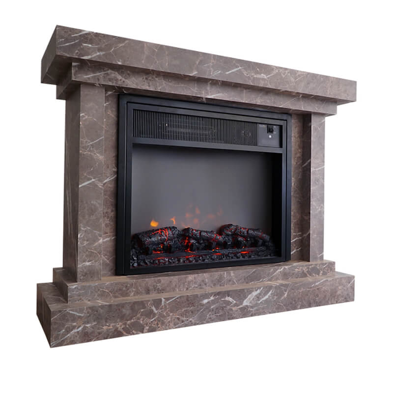 HBL3000AL Heatbox Elektrikli Fanlı Şömine Large 3000W Alanya Desenli Bluetooth Ses Efektli (126x34x87)