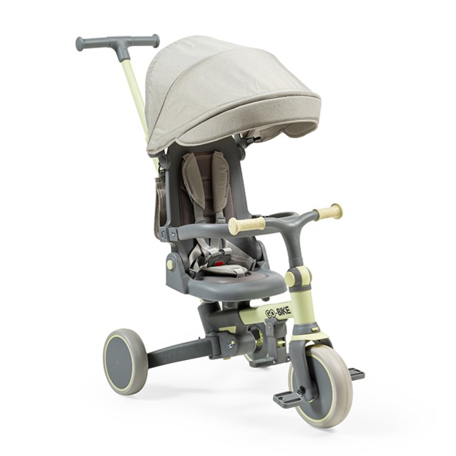 Baby 2 Go Üç Tekerlekli Go Bike Ebeveyn Kontrollü Bisiklet Tenteli Katlanır Globber Muadili