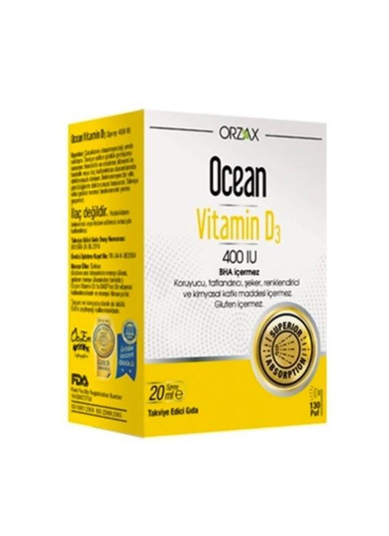 Ocean Vitamin D3 400 IU Oral Sprey 20 ml