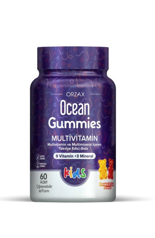Ocean Gummies Multivitamin Kids 60 Çiğnenebilir Jel Form