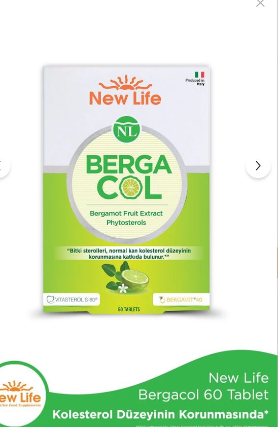 New Life Bergacol 60 Tablet