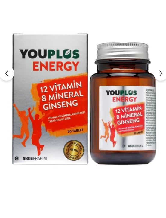 Youplus Energy Vitamin Mineral Kompleksi 30 Tablet